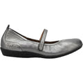 Taos Babble Women's Mary Janes Pewter Leather