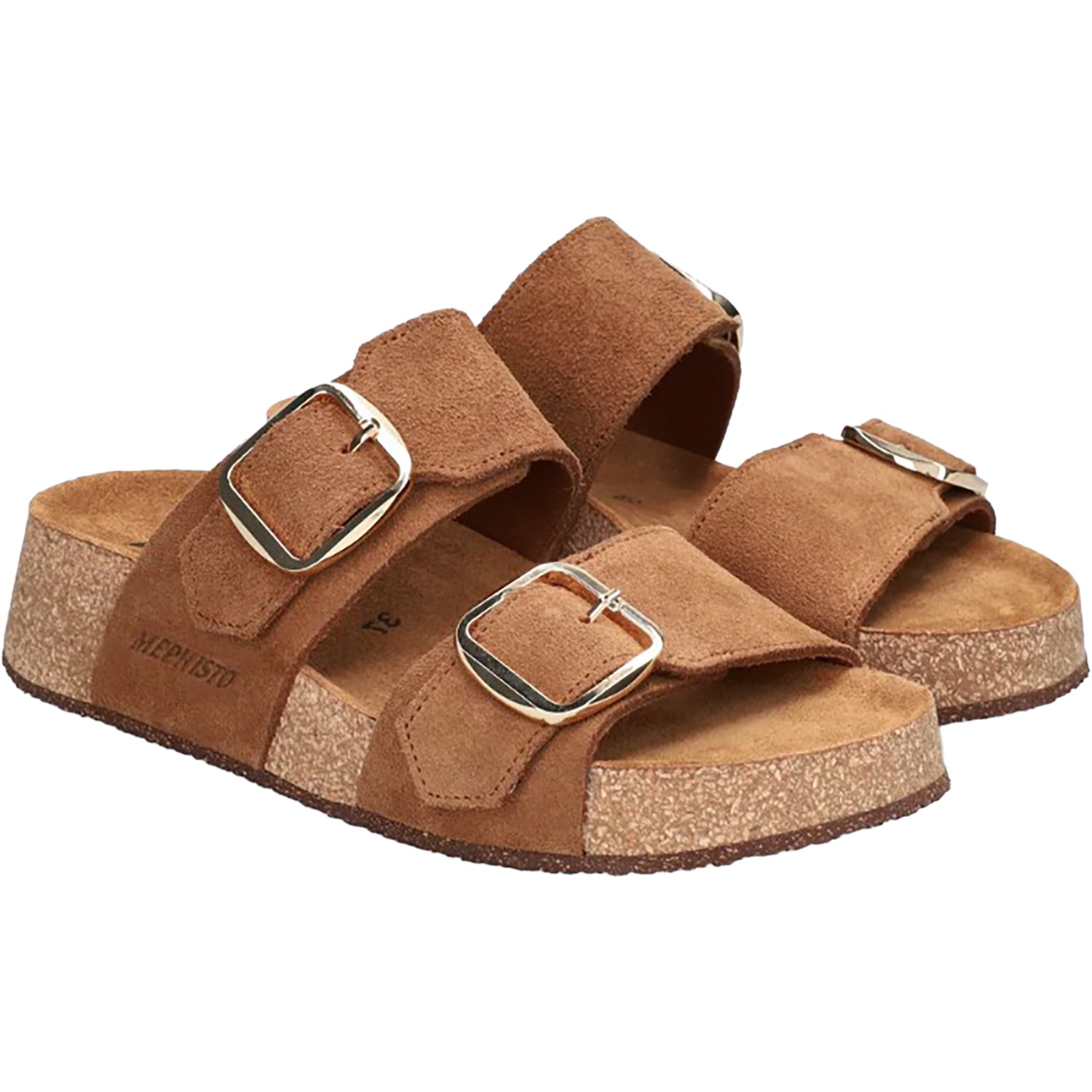 Mephisto Bayane Women's Slide Sandals Tobacco