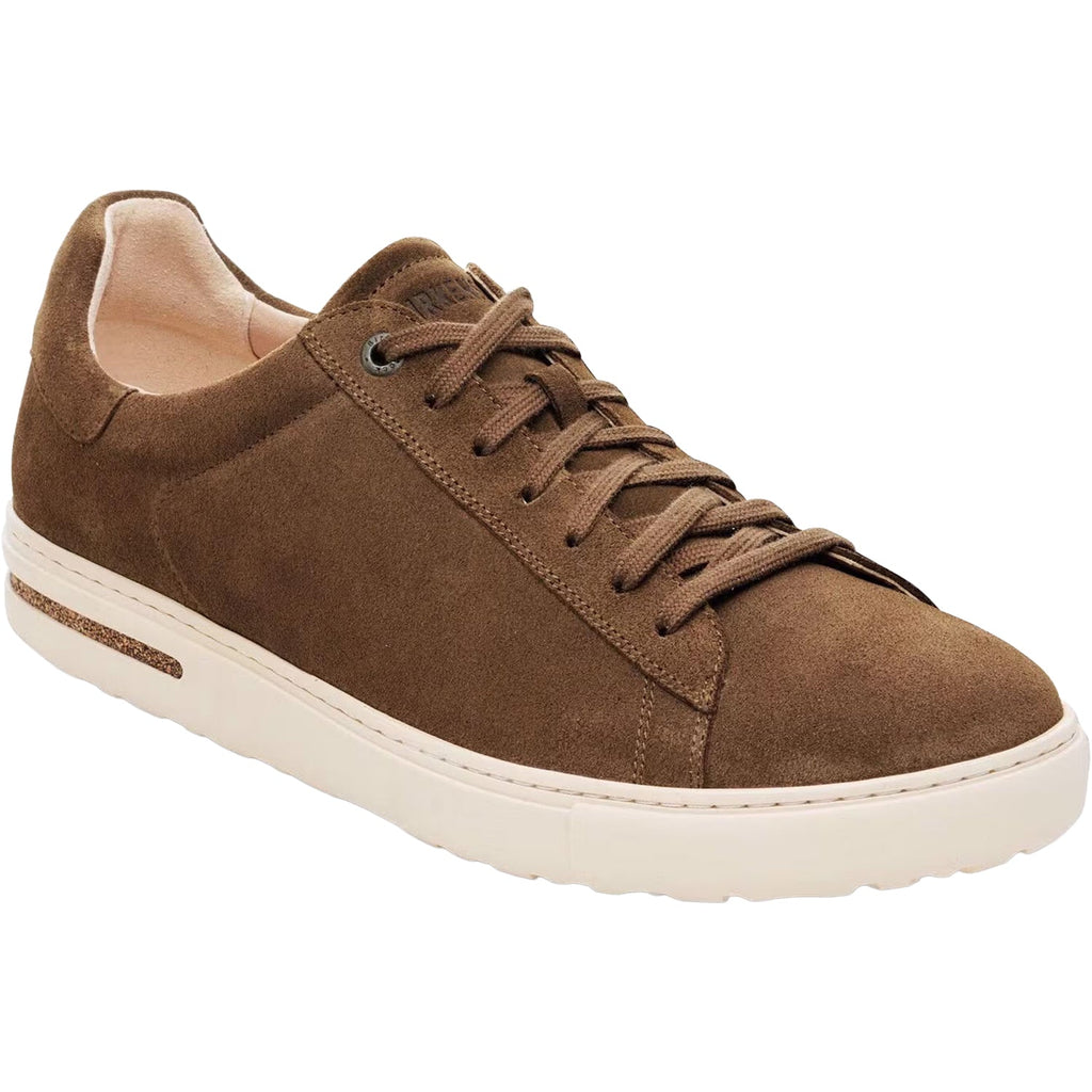 Birkenstock Bend Unisex Lace Up Shoes Dark Tea Suede