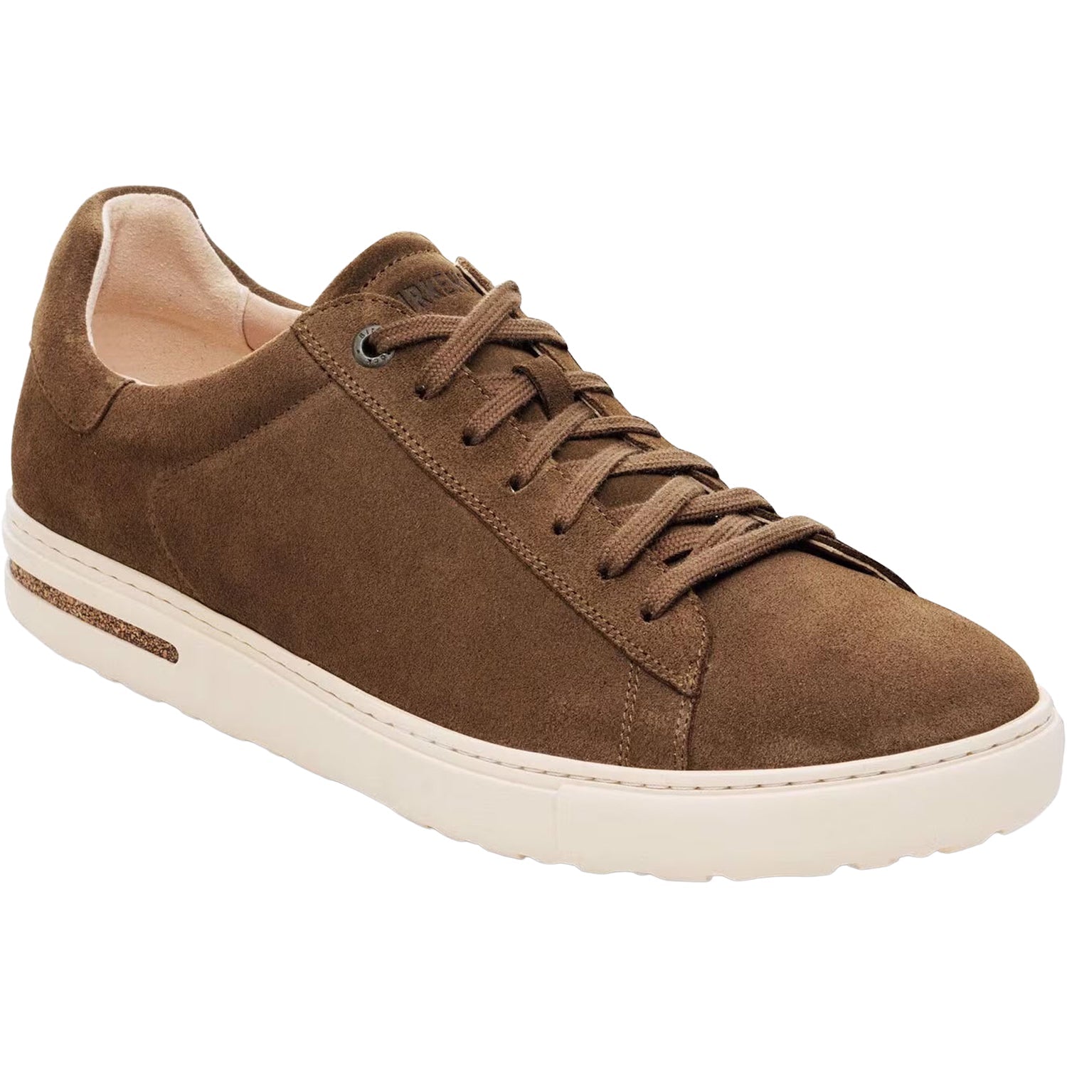 Birkenstock Bend Unisex Lace Up Shoes Dark Tea Suede