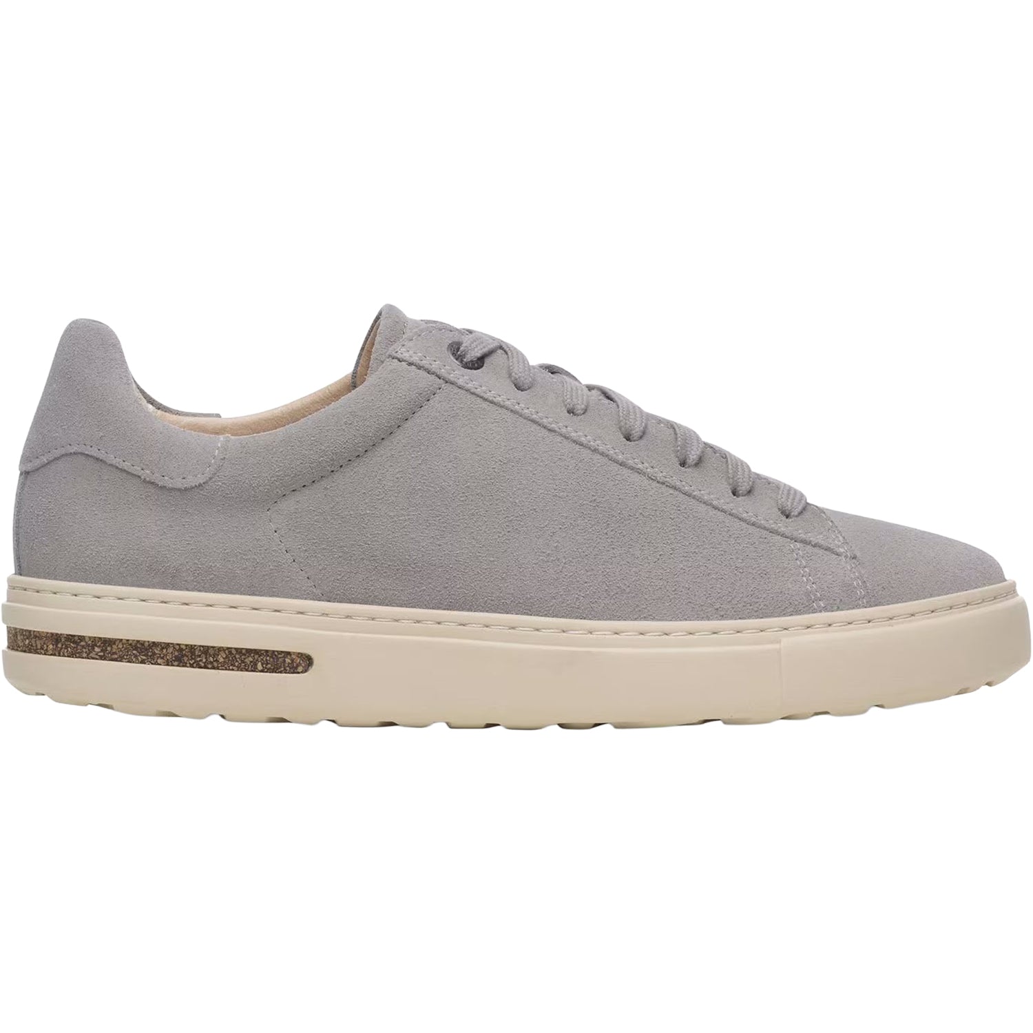 Birkenstock Bend Unisex Lace Up Shoes Stone Coin Suede