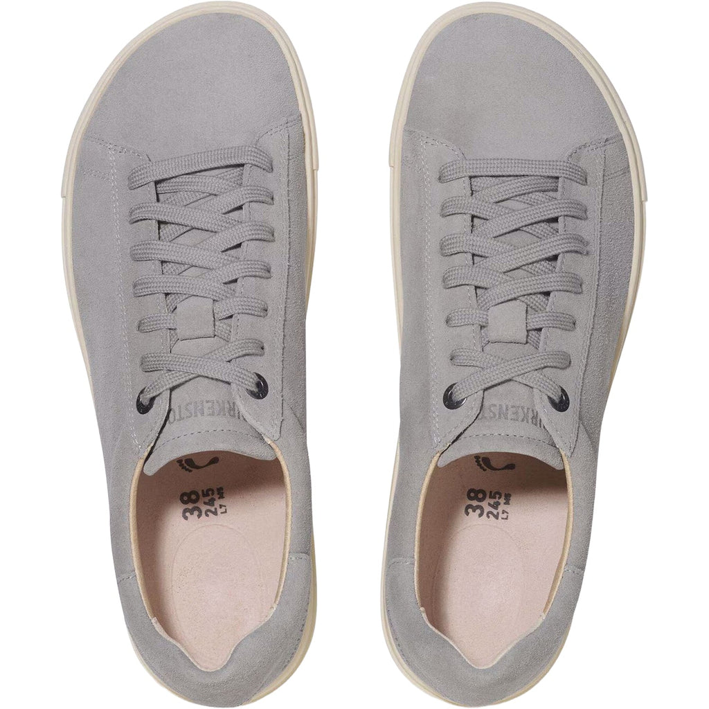 Birkenstock Bend Unisex Lace Up Shoes Stone Coin Suede