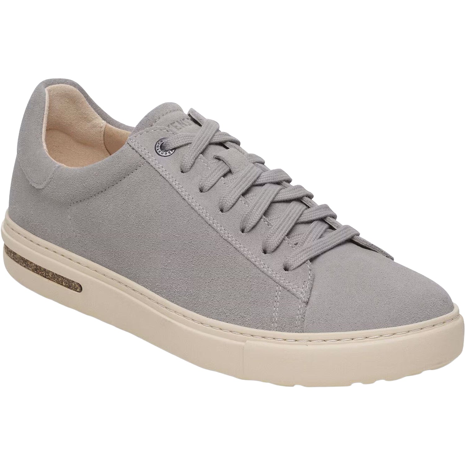 Birkenstock Bend Unisex Lace Up Shoes Stone Coin Suede