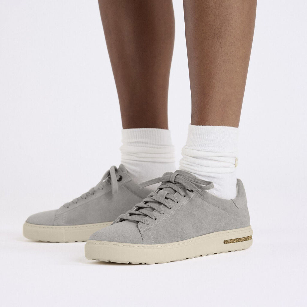 Birkenstock Bend Unisex Lace Up Shoes Stone Coin Suede