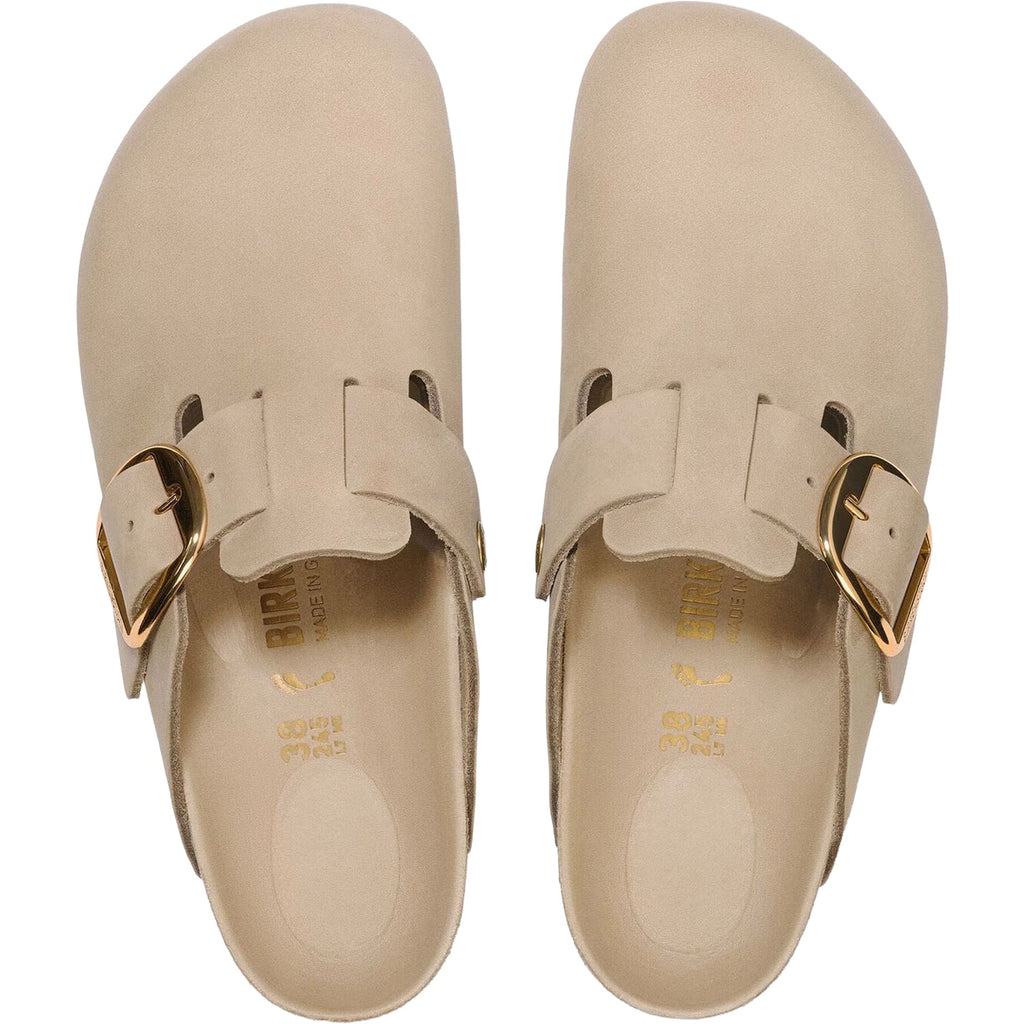 Birkenstock Boston Big Buckle Women's Sandals Tobacco Oiled