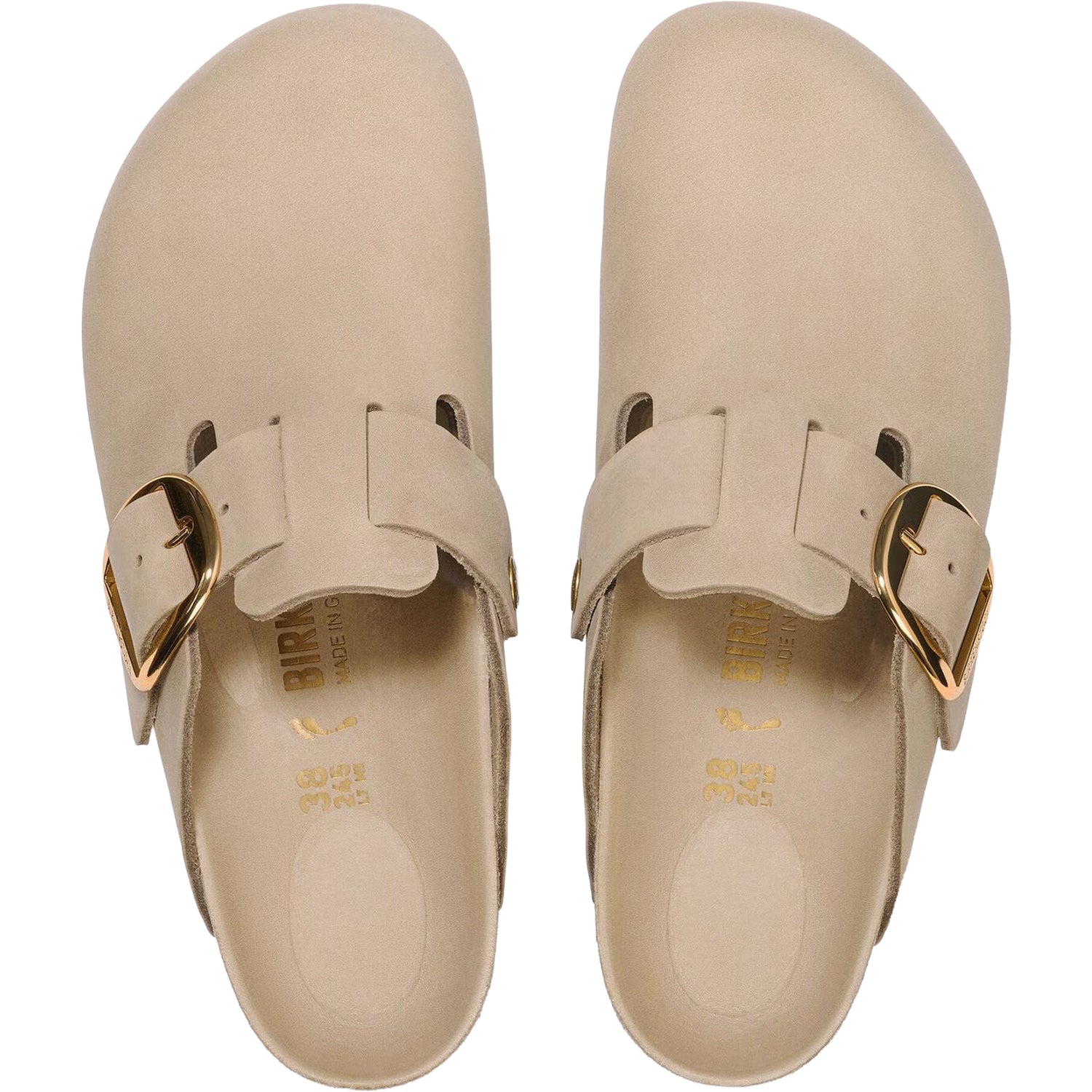 Birkenstock Boston Big Buckle Women's Sandals Tobacco Oiled