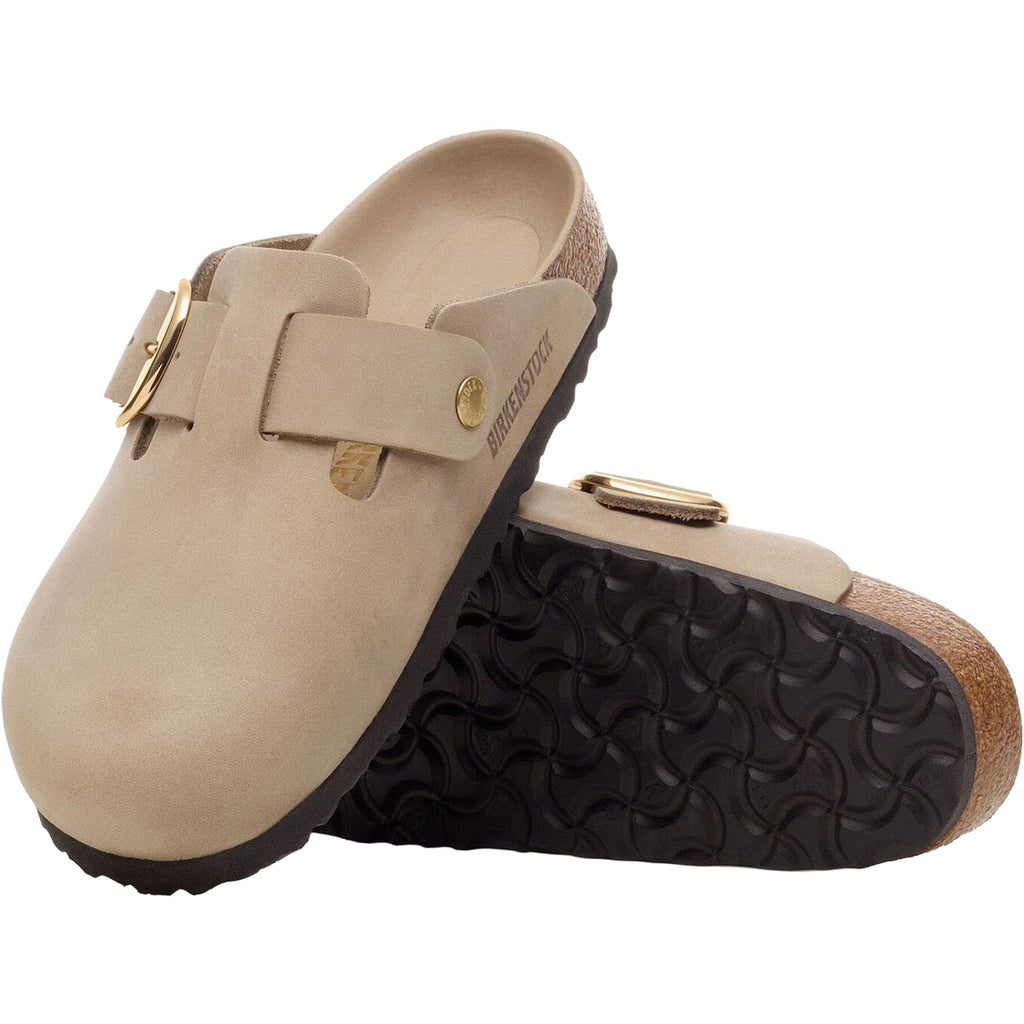 Birkenstock Boston Big Buckle Women's Sandals Tobacco Oiled
