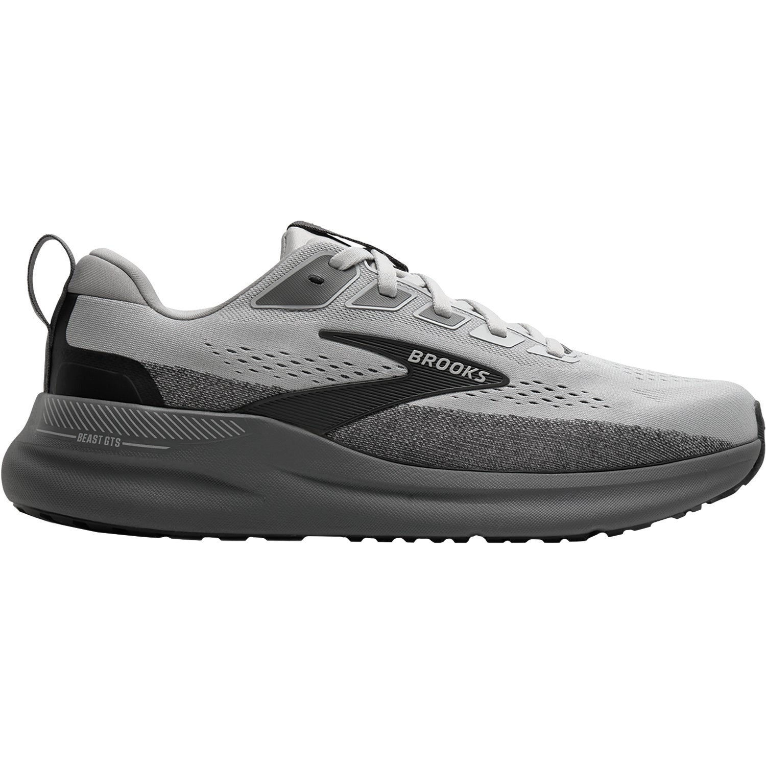 Brooks Beast GTS 26 (Stability Support) Men's Athletic Shoes Gray/Gray/Blackened Pearl