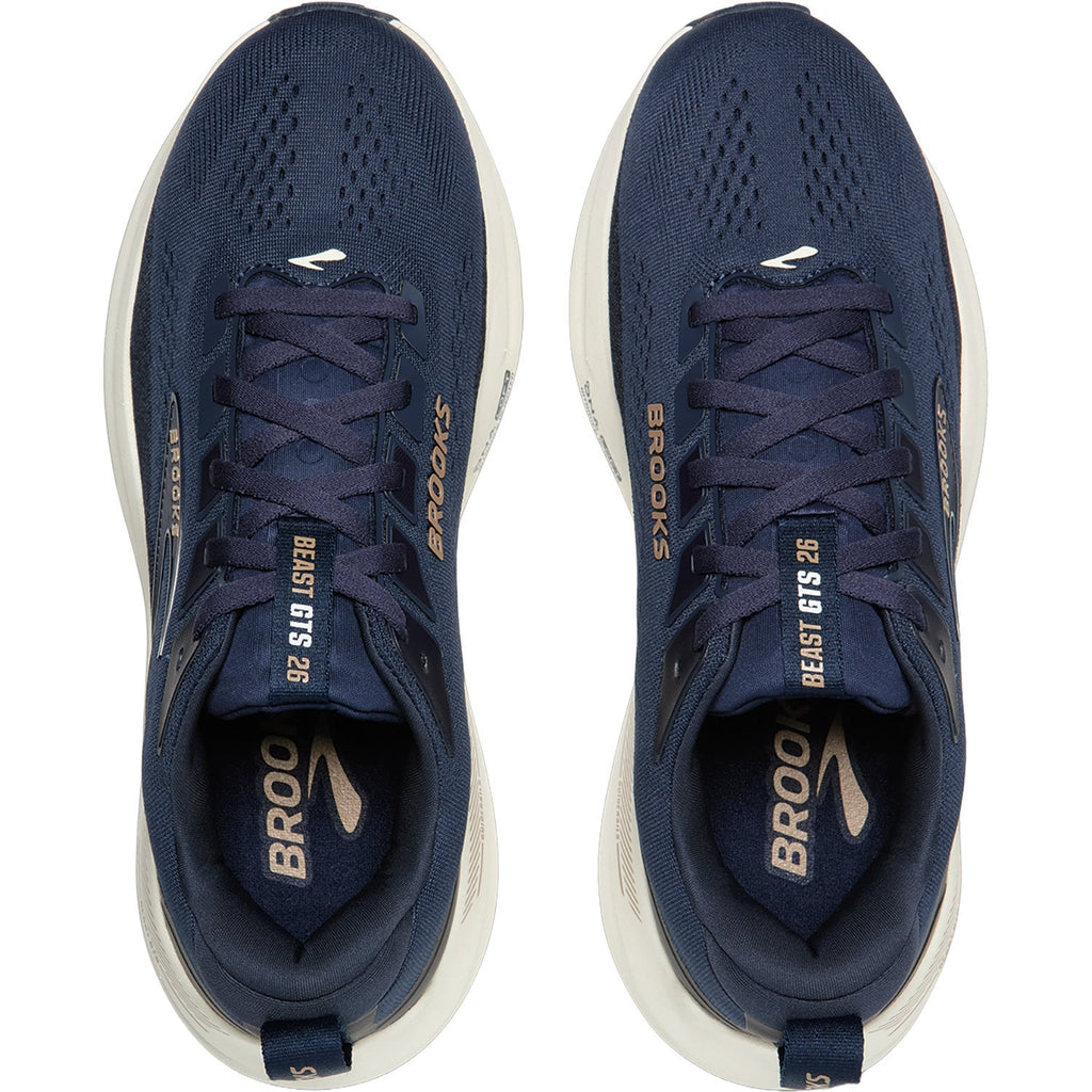 Brooks Beast GTS 26 (Stability Support) Men's Athletic Shoes Peacoat/Indigo/Portabella