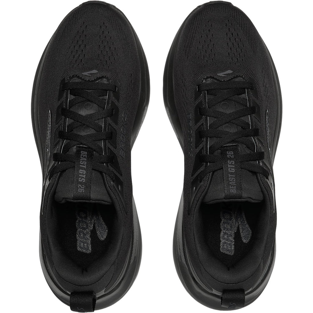Brooks Beast GTS 26 (Stability Support) Men's Athletic Shoes Black/Black/Grey