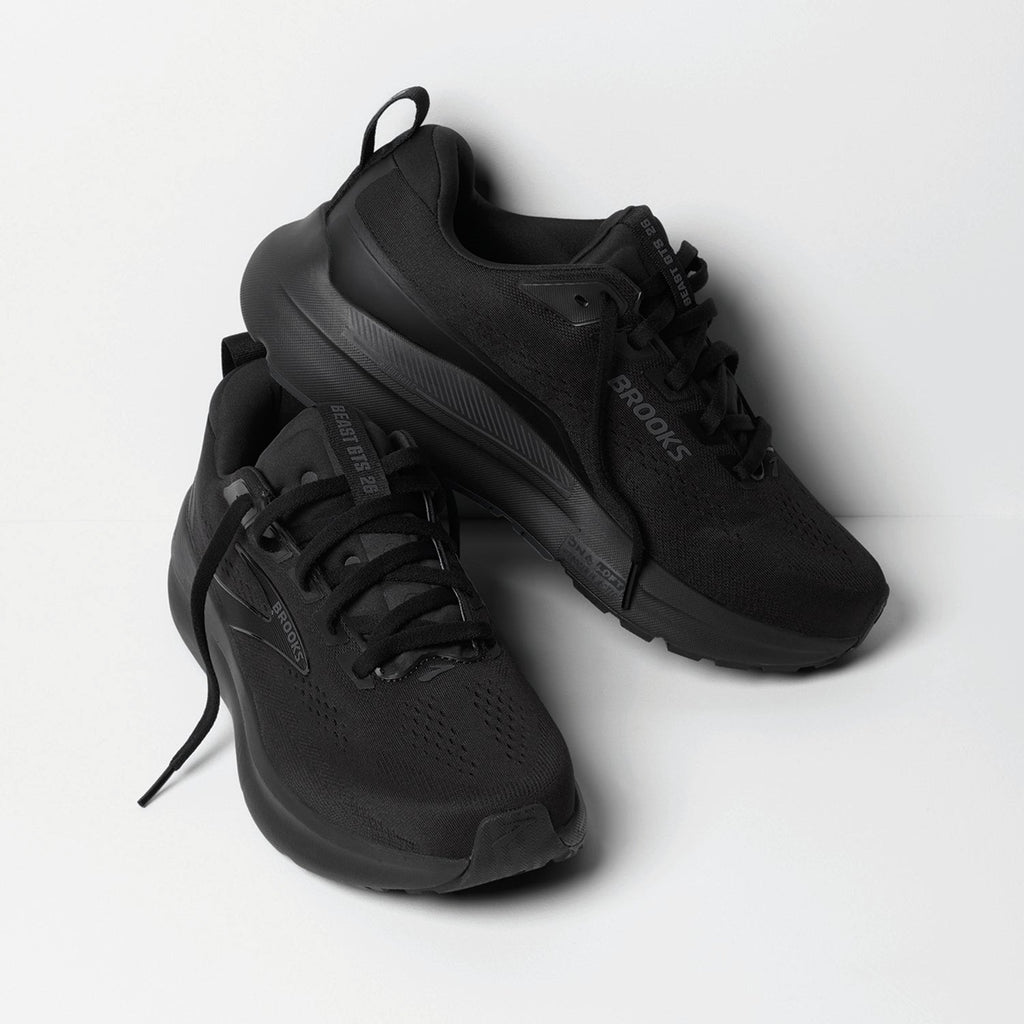Brooks Beast GTS 26 (Stability Support) Men's Athletic Shoes Black/Black/Grey