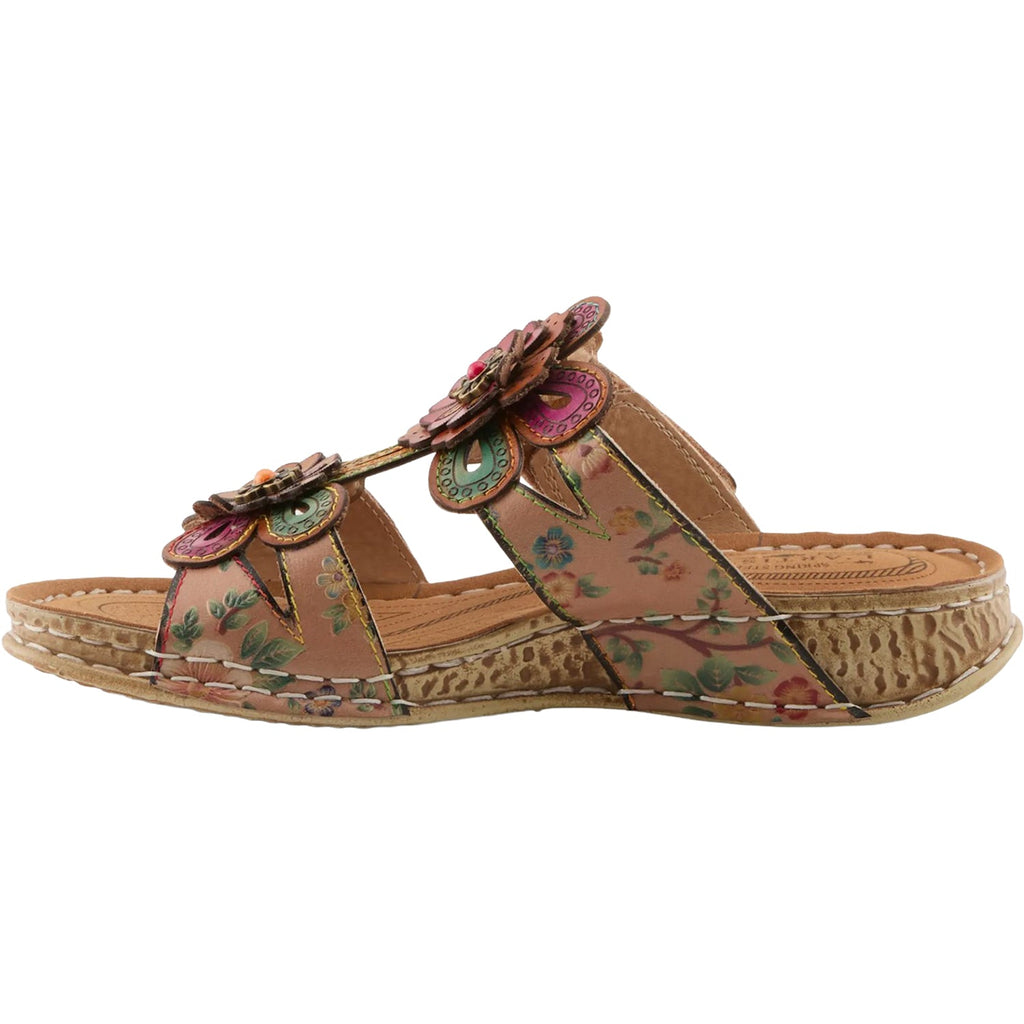 L'Artiste by Spring Step Beaudie Women's Sandals Tan Multi