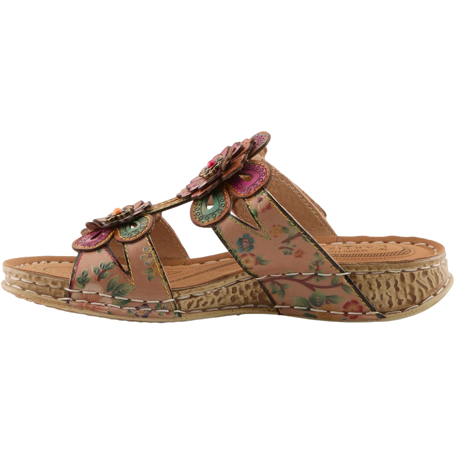 L'Artiste by Spring Step Beaudie Women's Sandals Tan Multi
