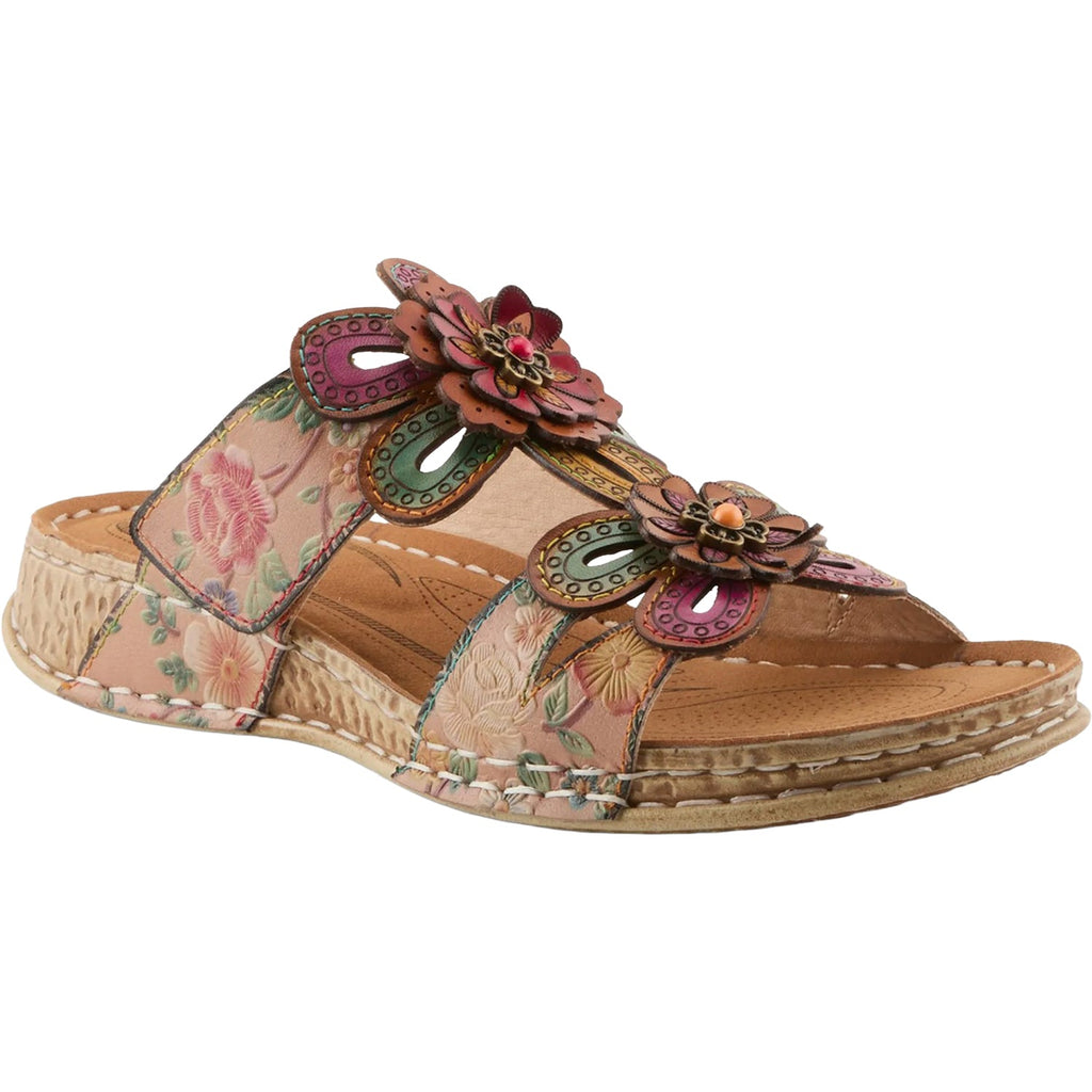 L'Artiste by Spring Step Beaudie Women's Sandals Tan Multi