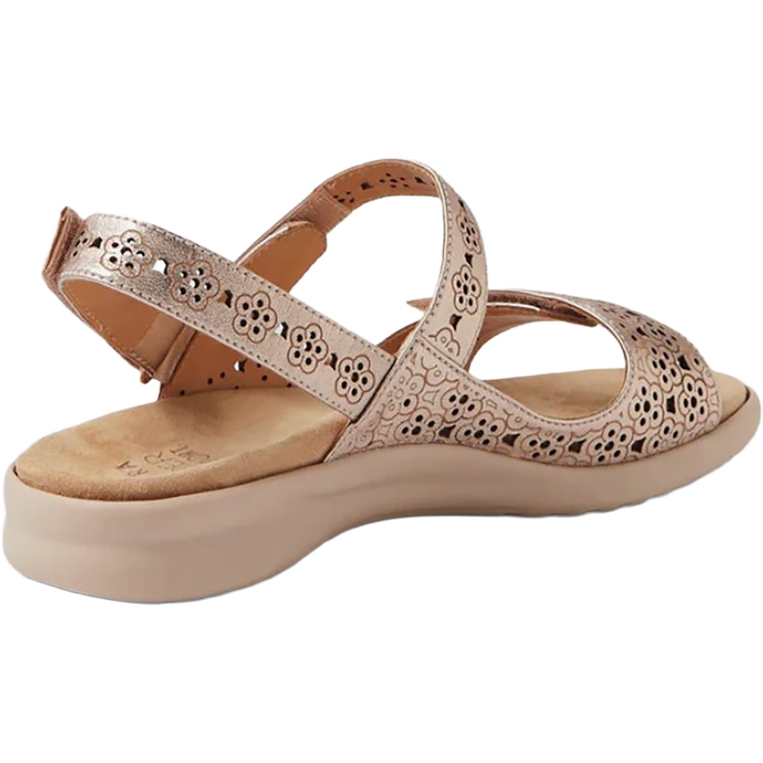 Ziera Belon Women's Sandals Champagne-Almond Leather