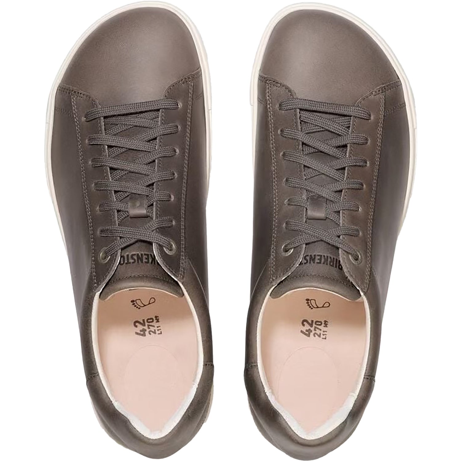 Birkenstock Bend Men's Lace Up Shoes Iron Leather