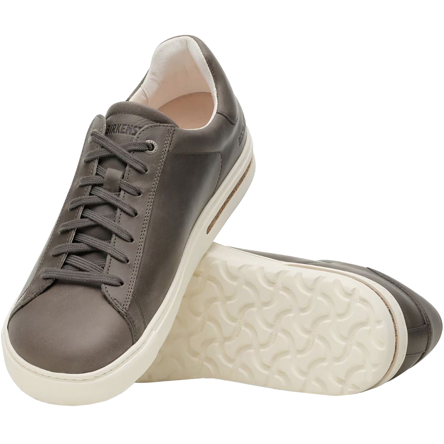 Birkenstock Bend Men's Lace Up Shoes Iron Leather
