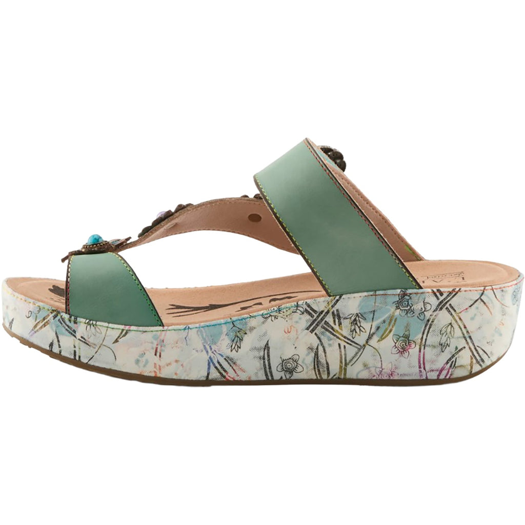 L'Artiste by Spring Step Blissbloom Women's Sandals Mint Green