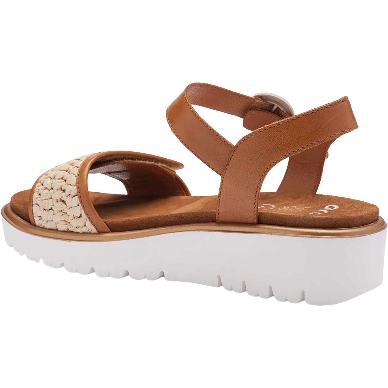 Ara Bloom Women's Wedge Sandals Cognac