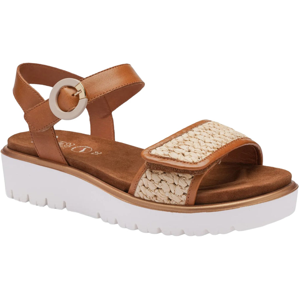 Ara Bloom Women's Wedge Sandals Cognac