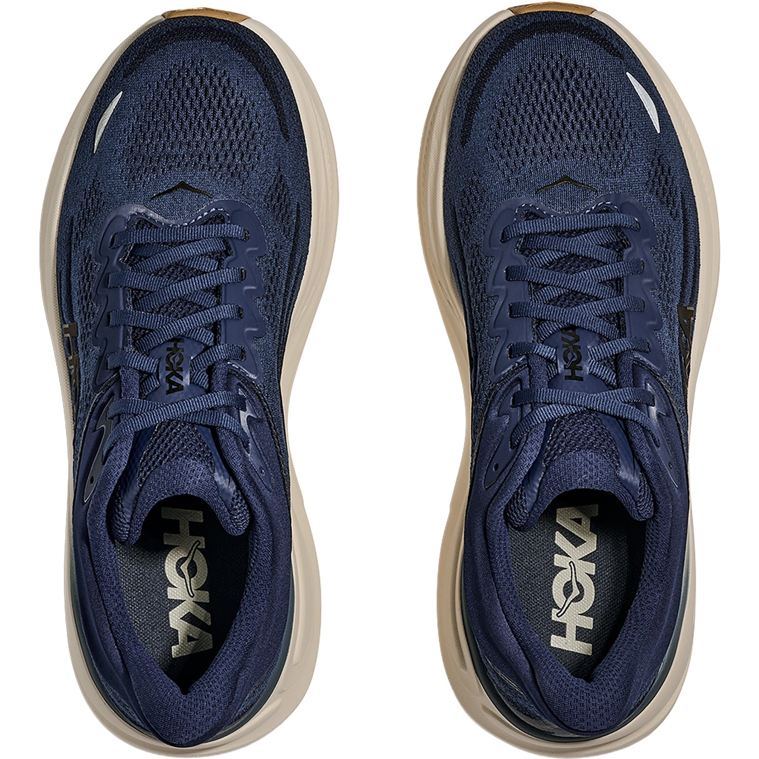 Hoka Bondi 9 (Neutral Support) Men's Athletic Shoes Midnight Blue/Varsity Navy
