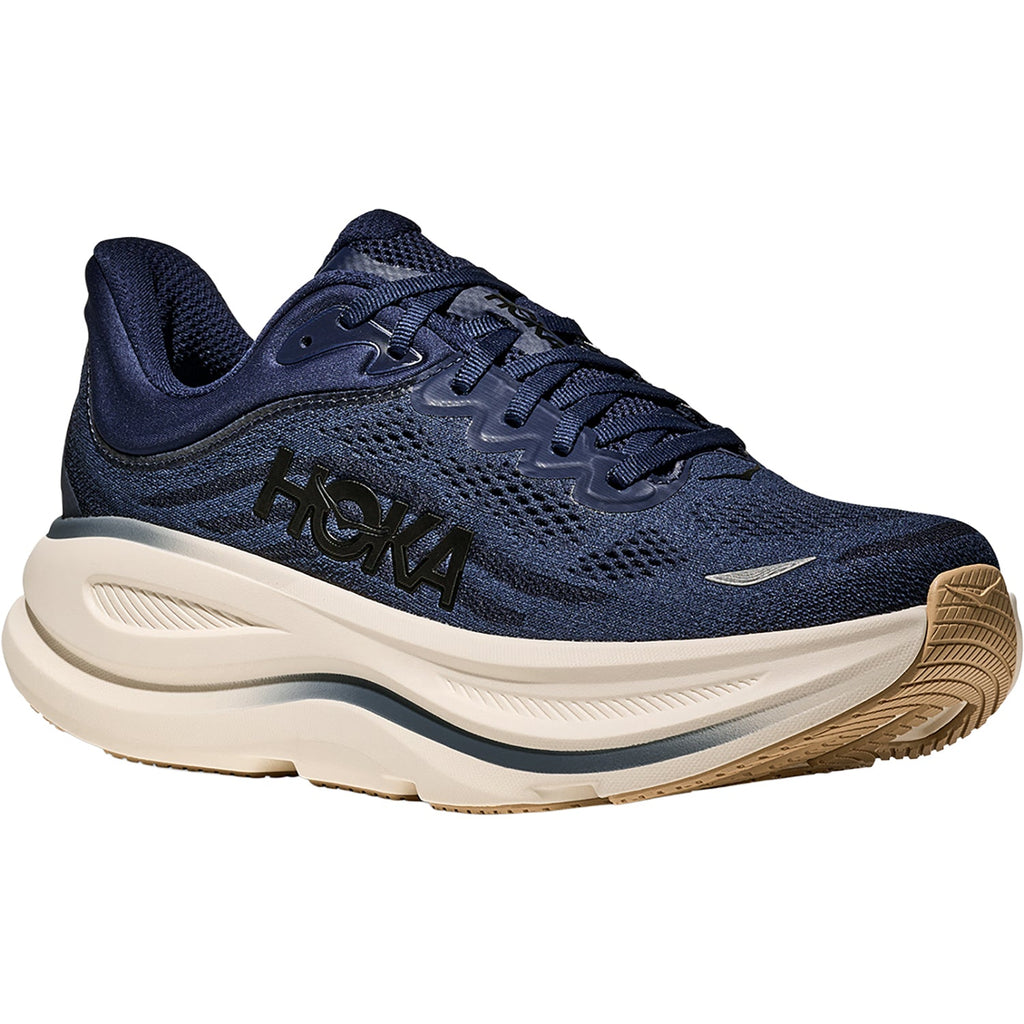 Hoka Bondi 9 (Neutral Support) Men's Athletic Shoes Midnight Blue/Varsity Navy