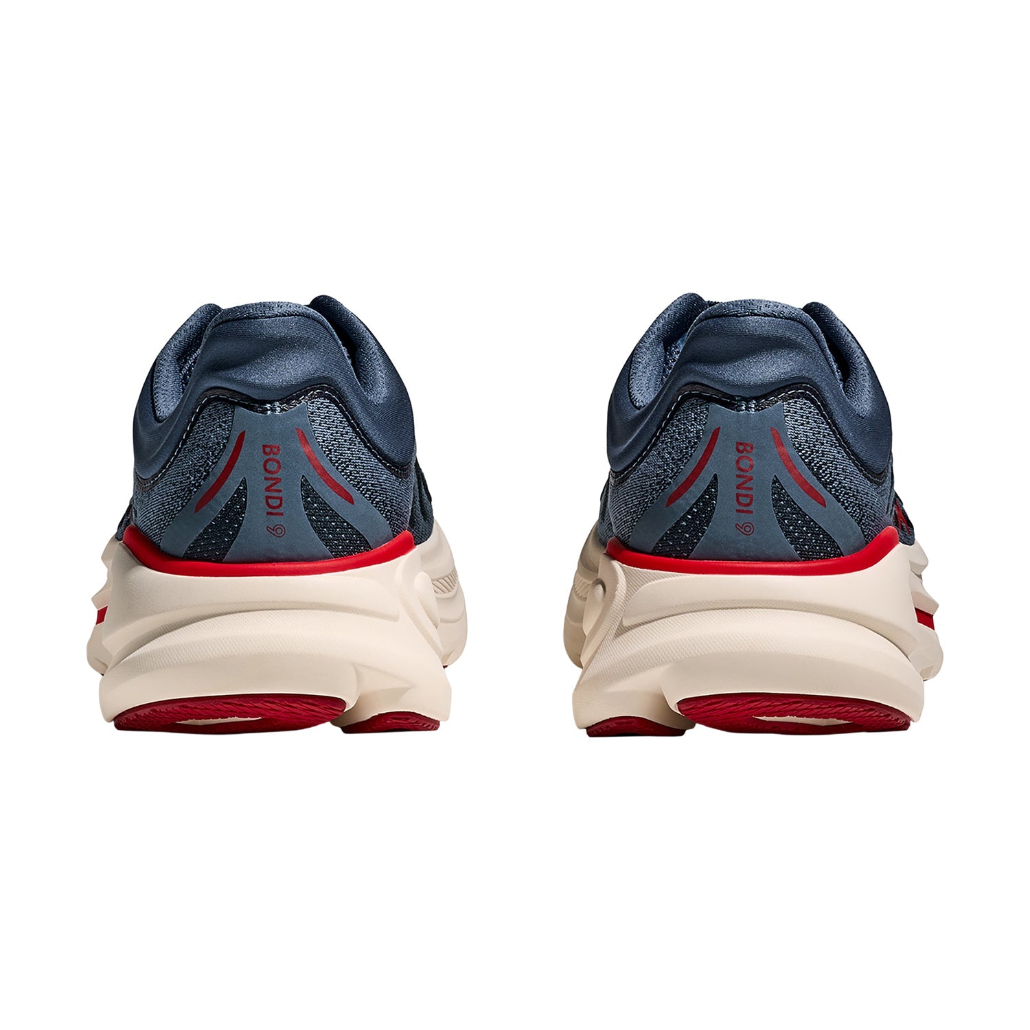 Hoka Bondi 9 (Neutral Support) Men's Athletic Shoes Thunder Cloud/Vermillion
