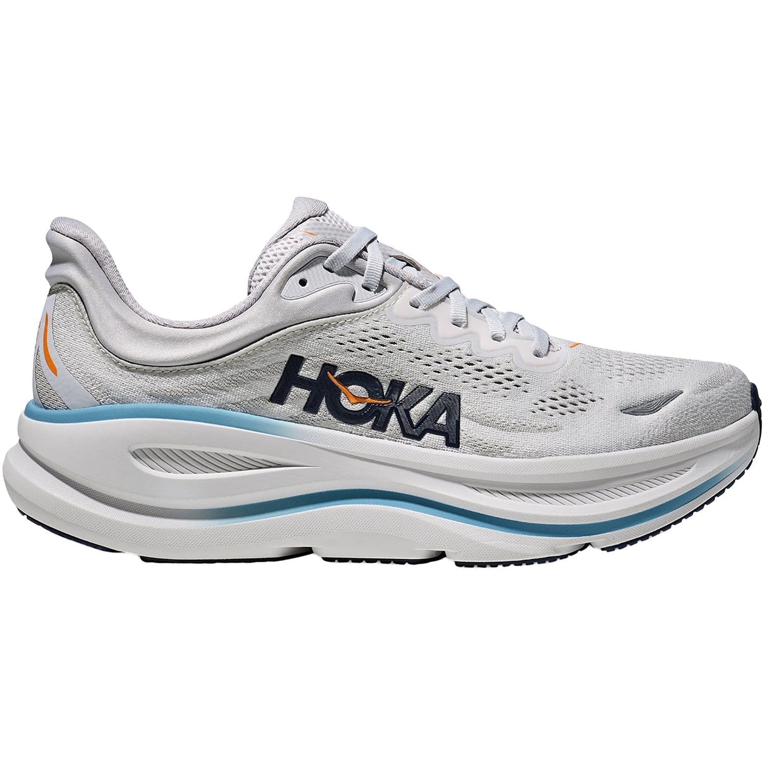 Hoka Bondi 9 (Neutral Support) Men's Athletic Shoes Stardust/Cosmic Grey