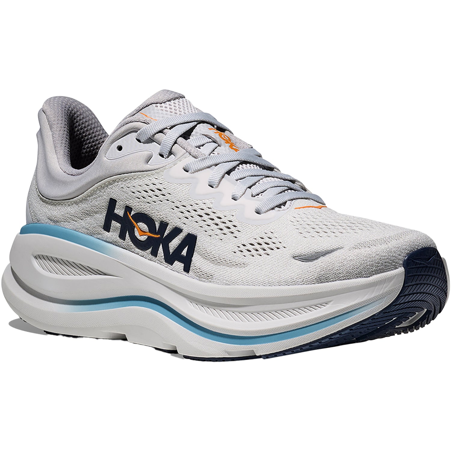 Hoka Bondi 9 (Neutral Support) Men's Athletic Shoes Stardust/Cosmic Grey