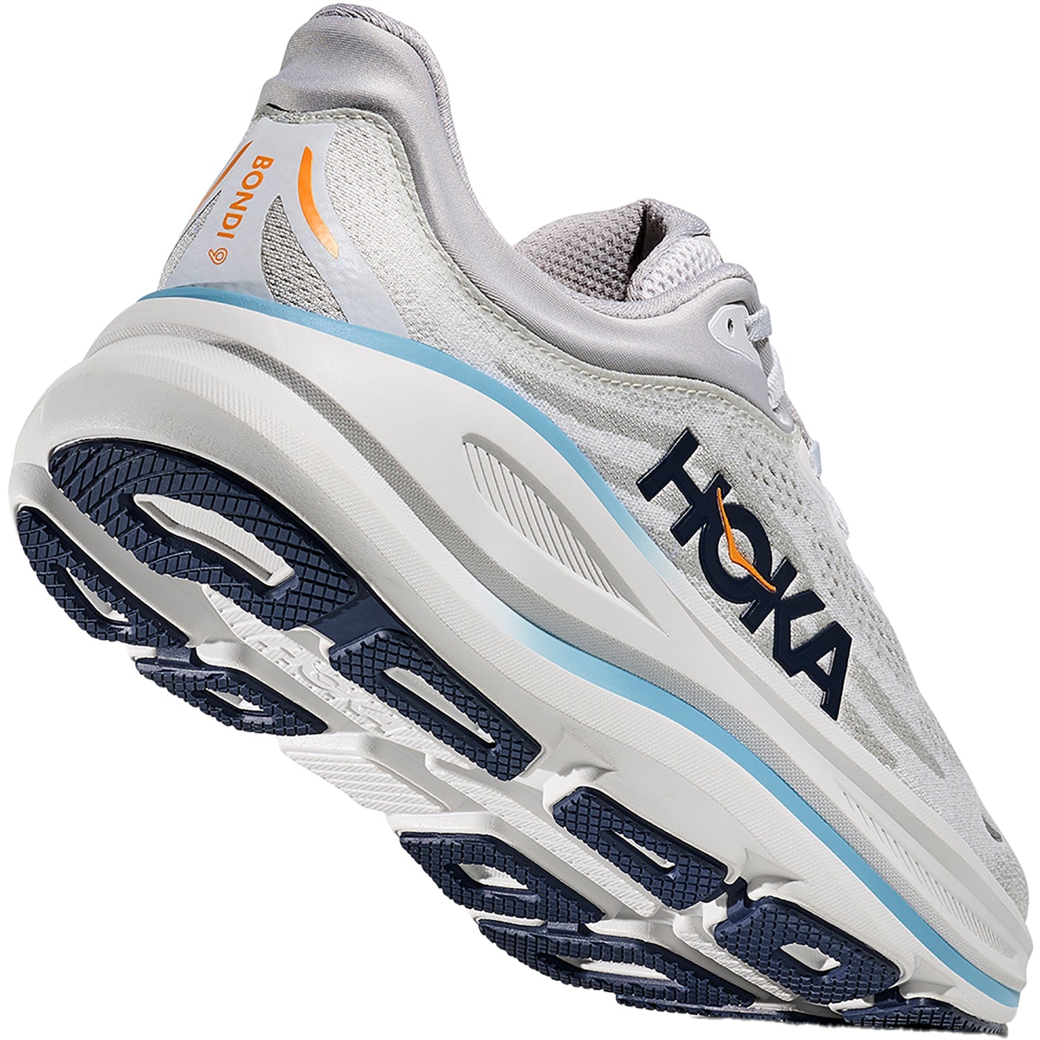 Hoka Bondi 9 (Neutral Support) Men's Athletic Shoes Stardust/Cosmic Grey