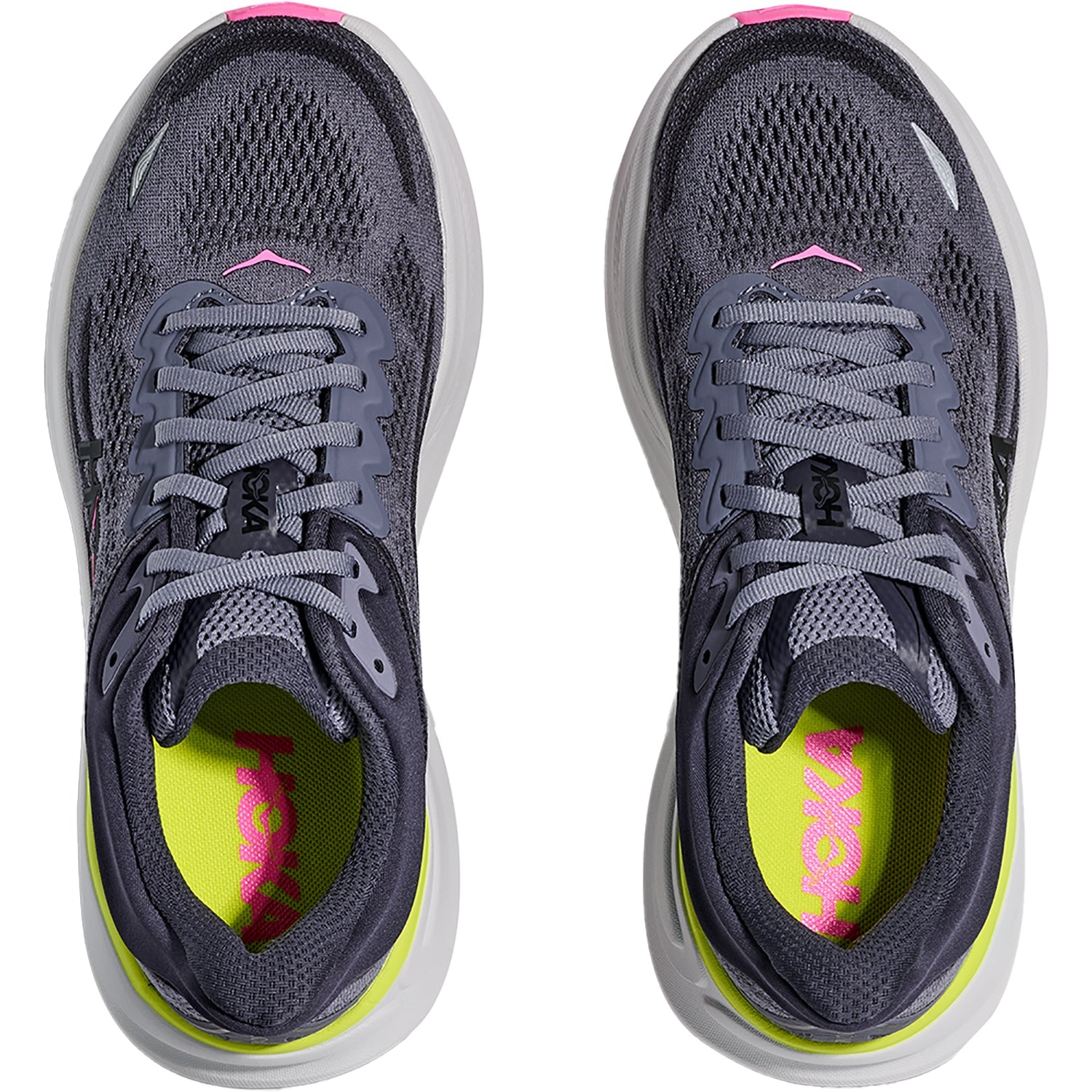 Hoka Bondi 9 (Neutral Support) Women's Athletic Shoes Charcoal Grey/Grey Skies