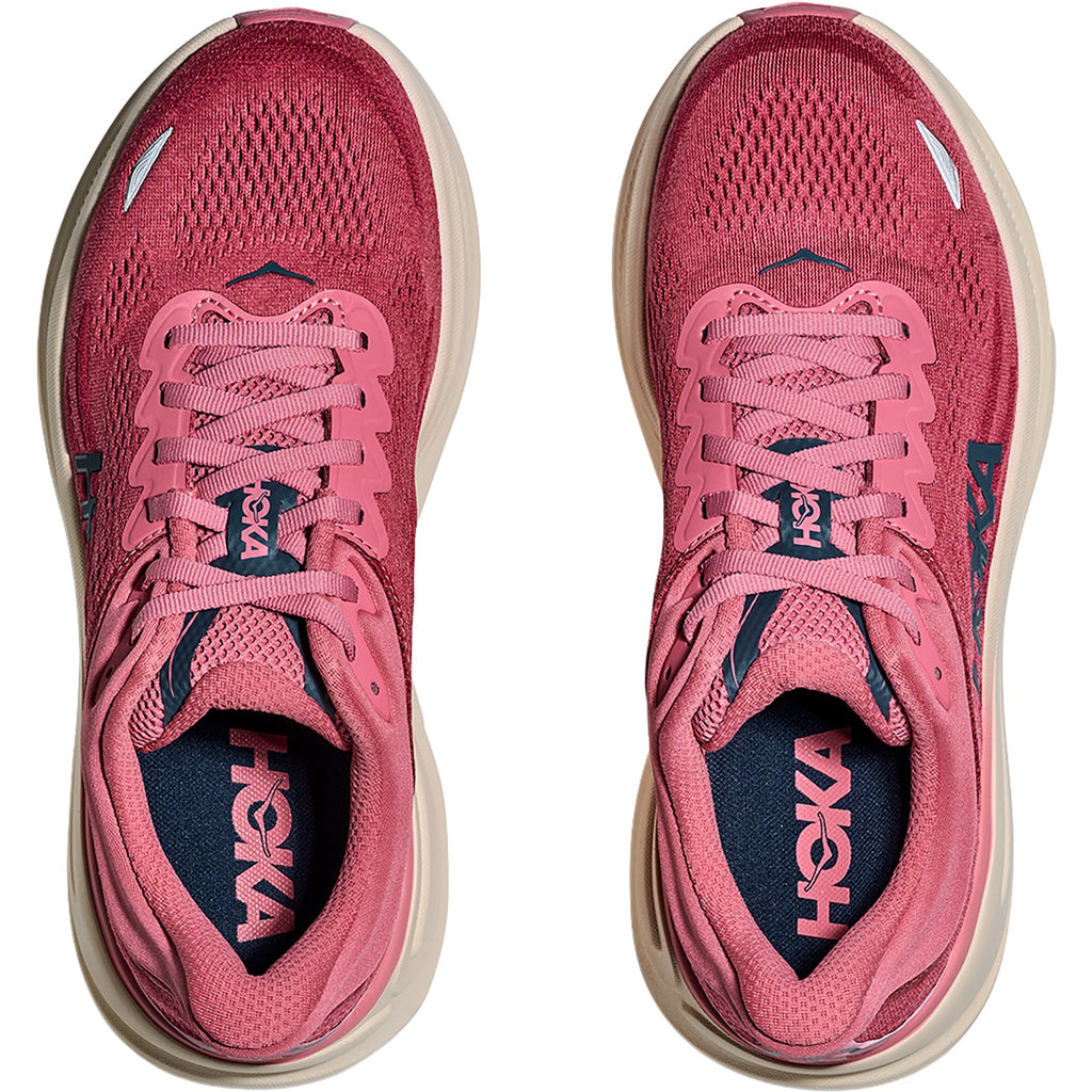 Hoka Bondi 9 (Neutral Support) Women's Athletic Shoes Lingonberry/Cranberry