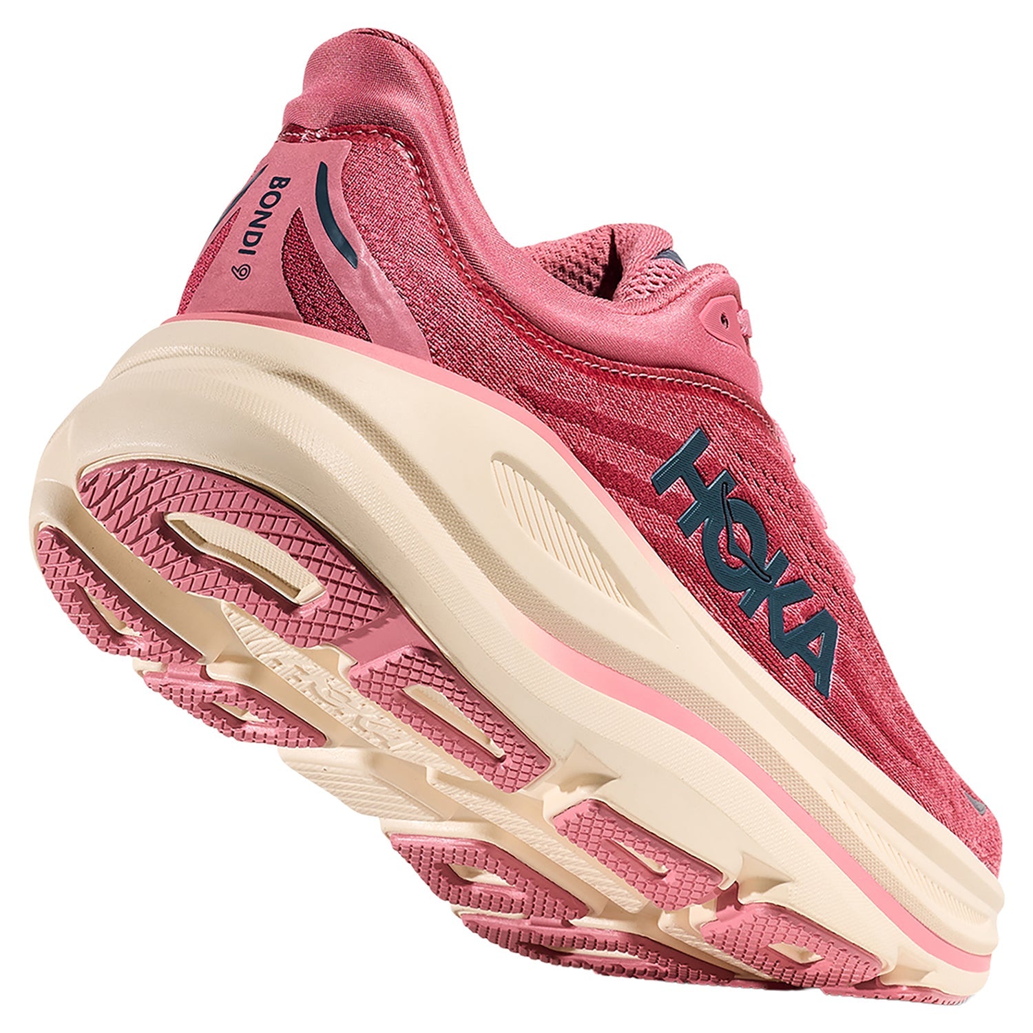 Hoka Bondi 9 (Neutral Support) Women's Athletic Shoes Lingonberry/Cranberry