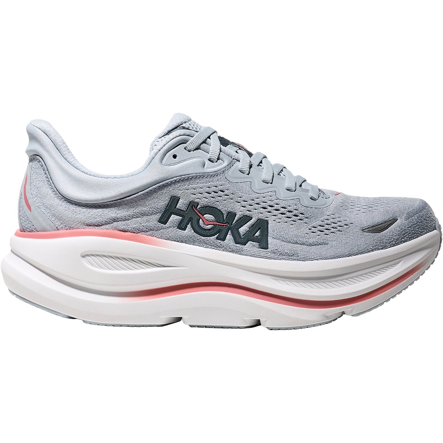 Hoka Bondi 9 (Neutral Support) Women's Athletic Shoes Mineral Blue/Washed Blue