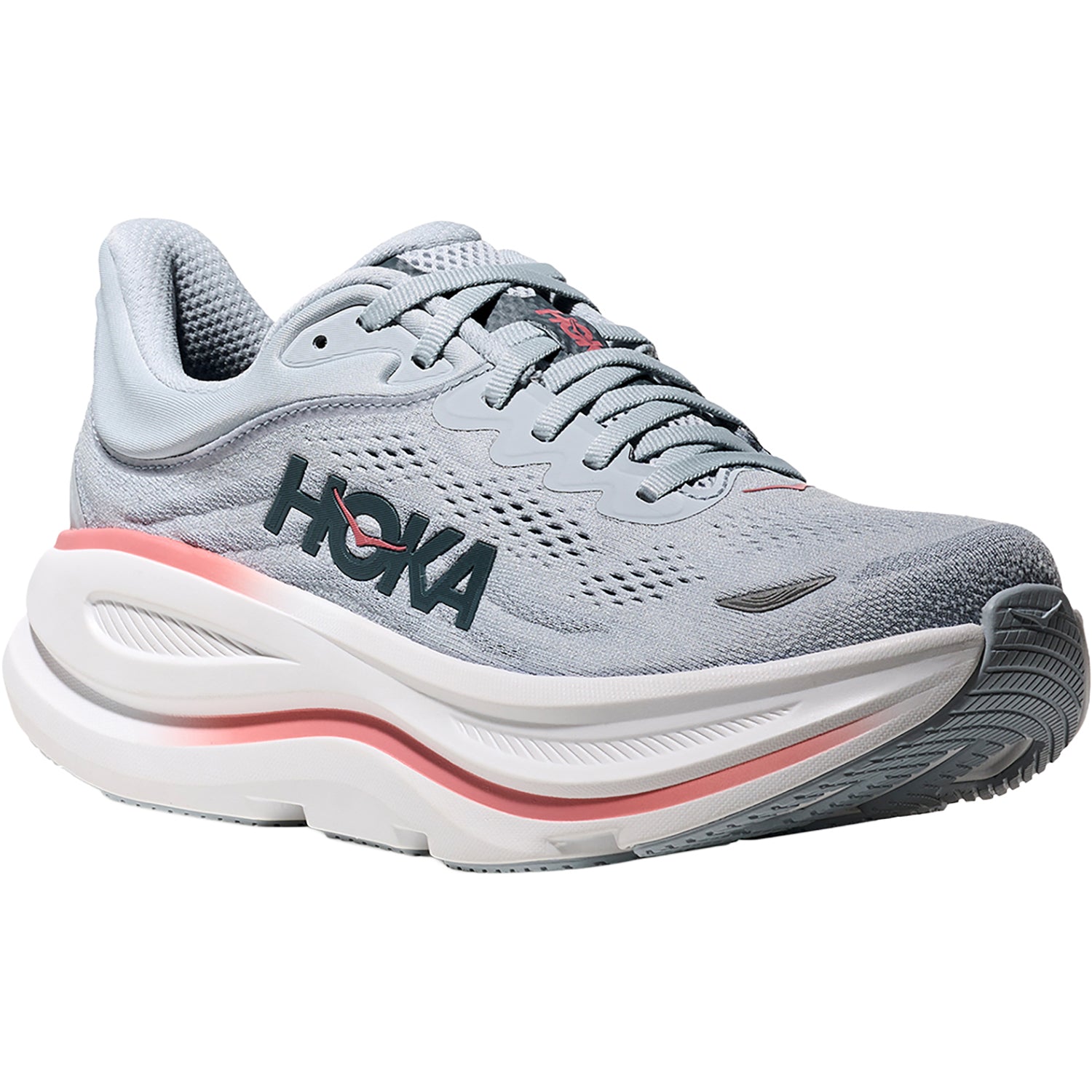 Hoka Bondi 9 (Neutral Support) Women's Athletic Shoes Mineral Blue/Washed Blue