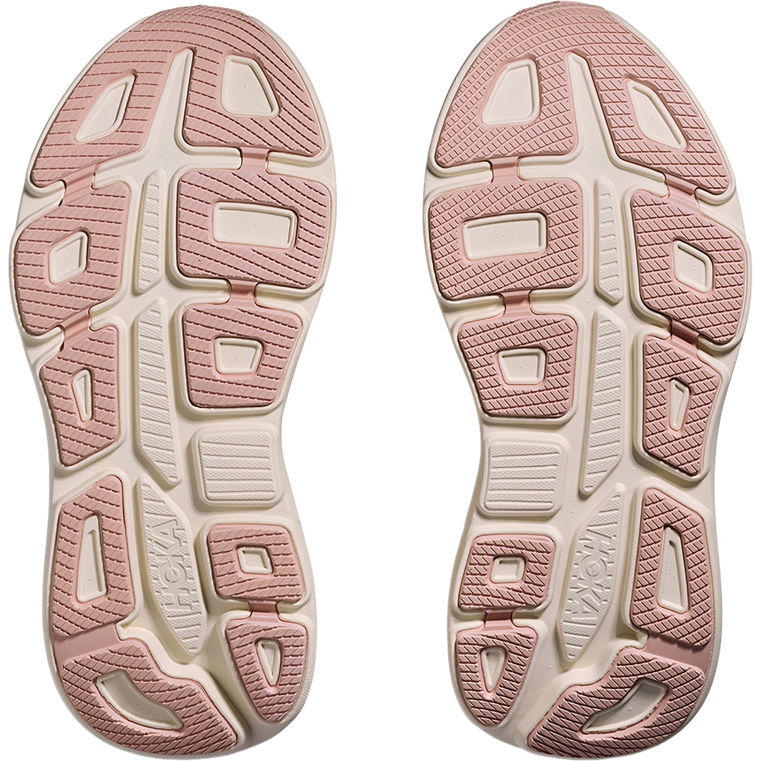 Hoka Bondi 9 (Neutral Support) Women's Athletic Shoes Oat Milk/Rose Gold