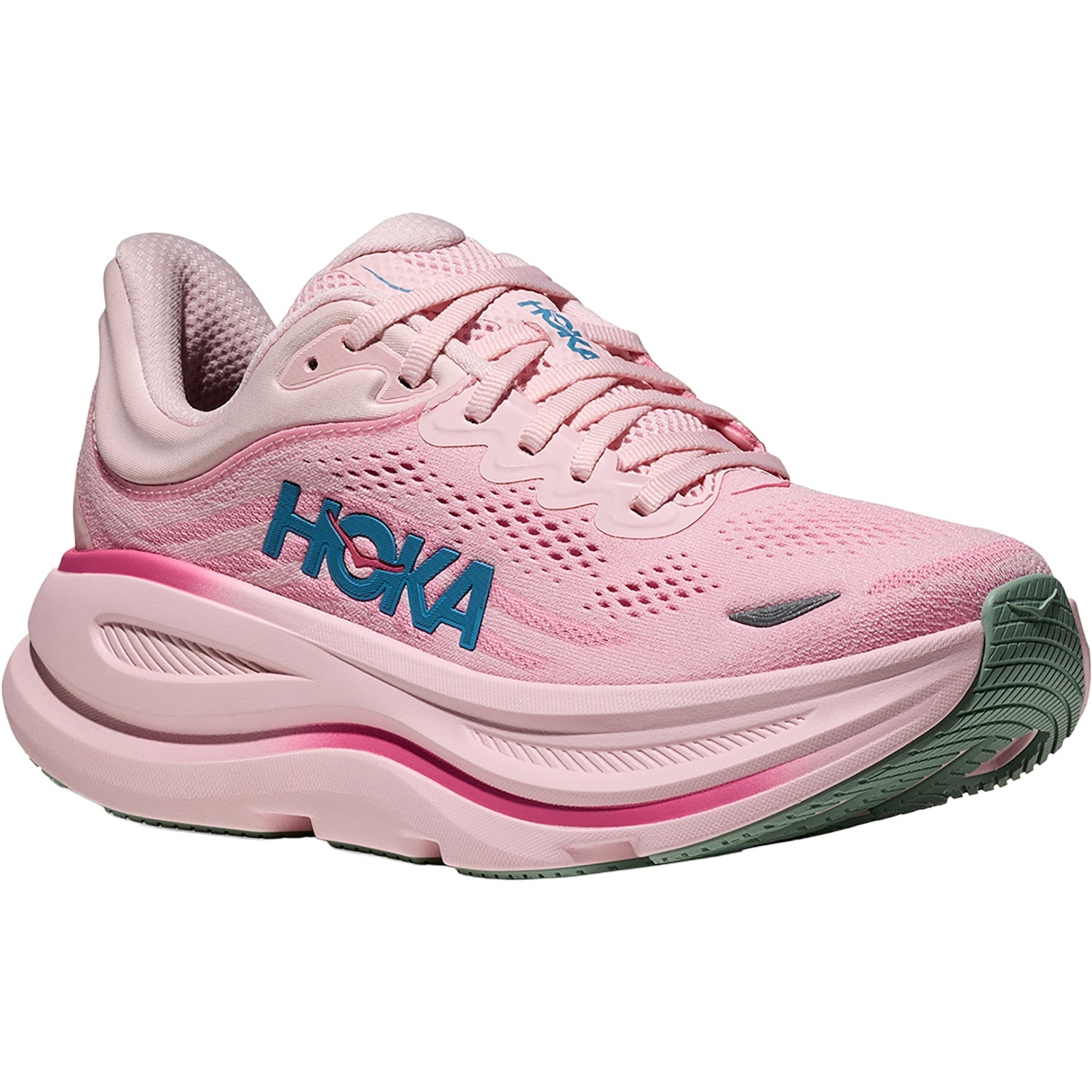 Hoka Bondi 9 (Neutral Support) Women's Athletic Shoes Rose Tea/Petal