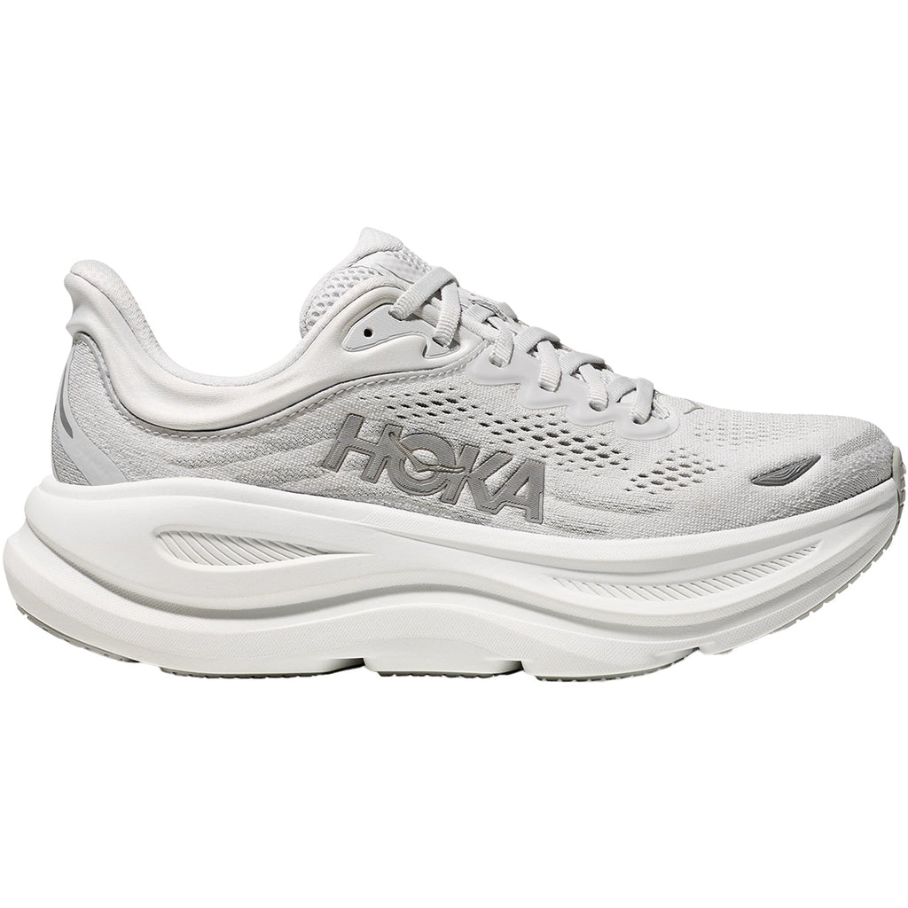 Hoka Bondi 9 (Neutral Support) Women's Athletic Shoes Stardust/Silver