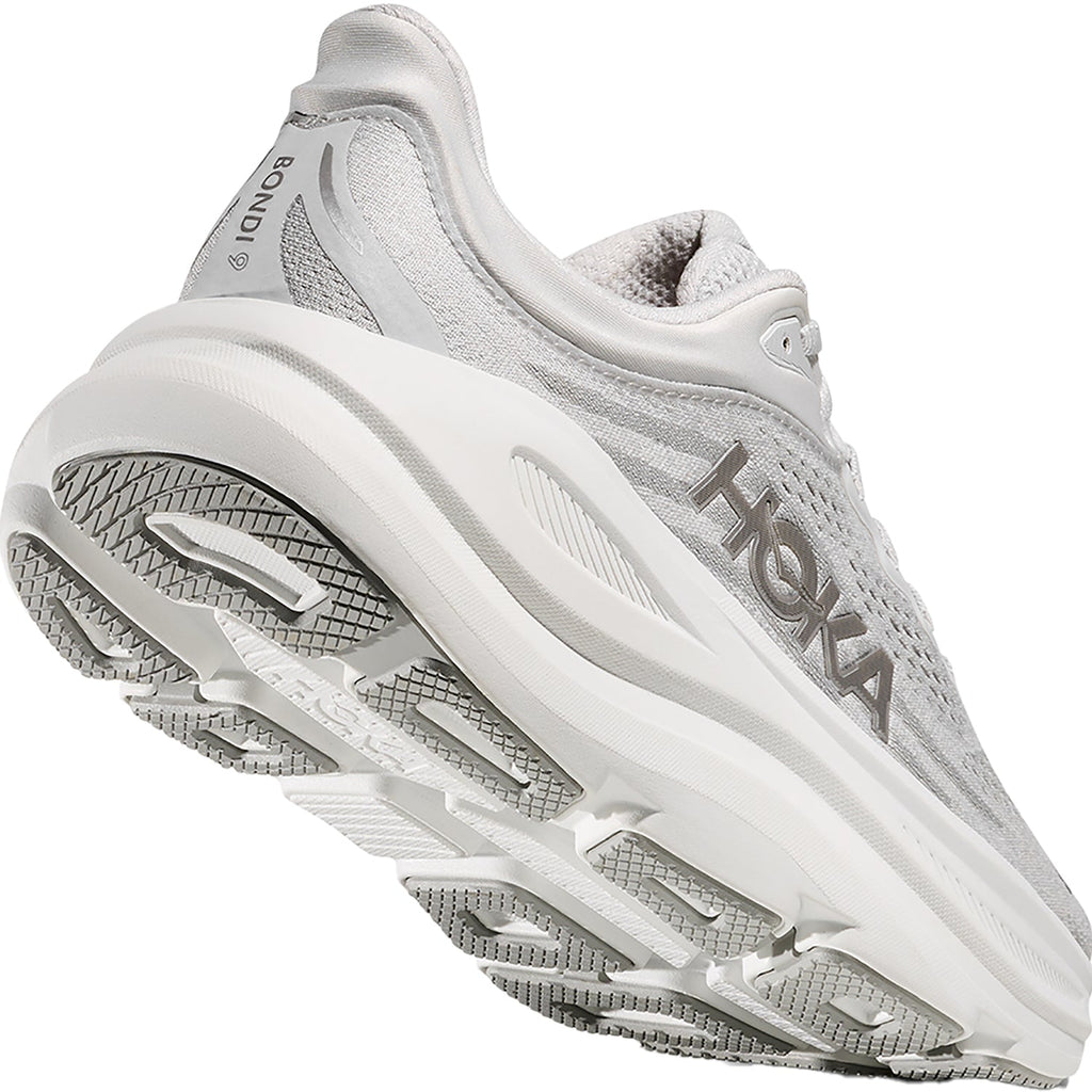 Hoka Bondi 9 (Neutral Support) Women's Athletic Shoes Stardust/Silver