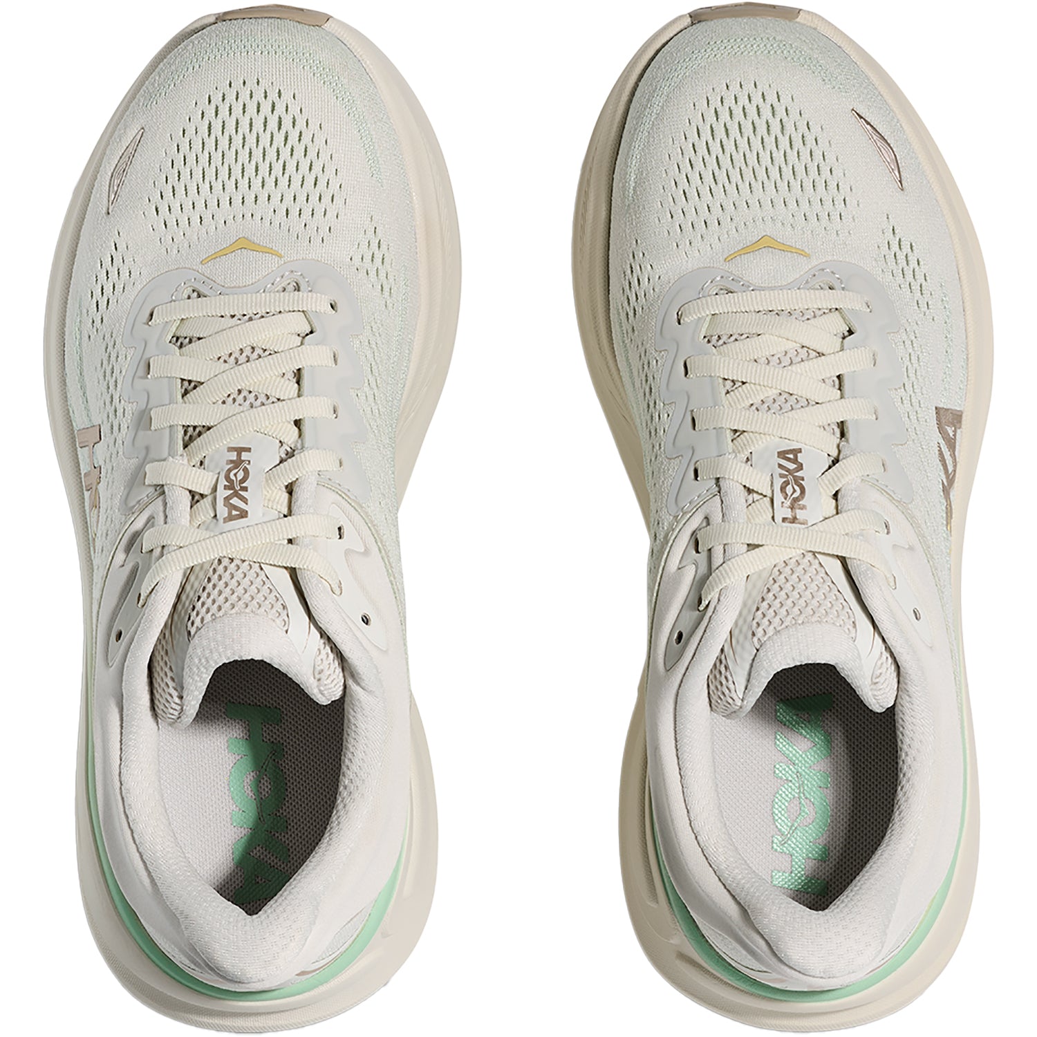 Hoka Bondi 9 (Neutral Support) Women's Athletic Shoes Truffle Salt/Sea Glass