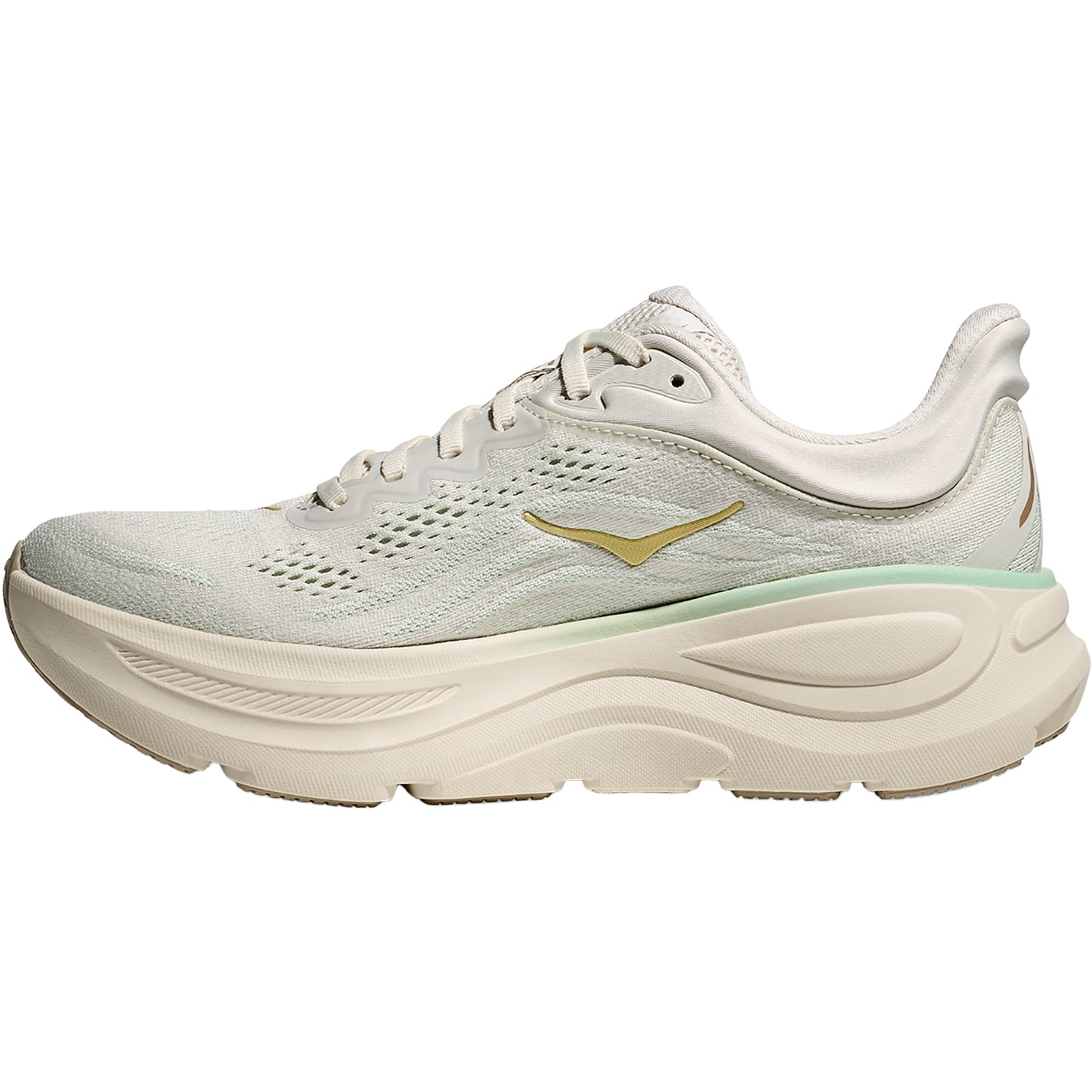 Hoka Bondi 9 (Neutral Support) Women's Athletic Shoes Truffle Salt/Sea Glass