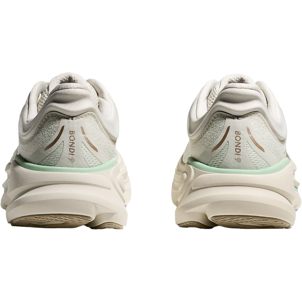 Hoka Bondi 9 (Neutral Support) Women's Athletic Shoes Truffle Salt/Sea Glass