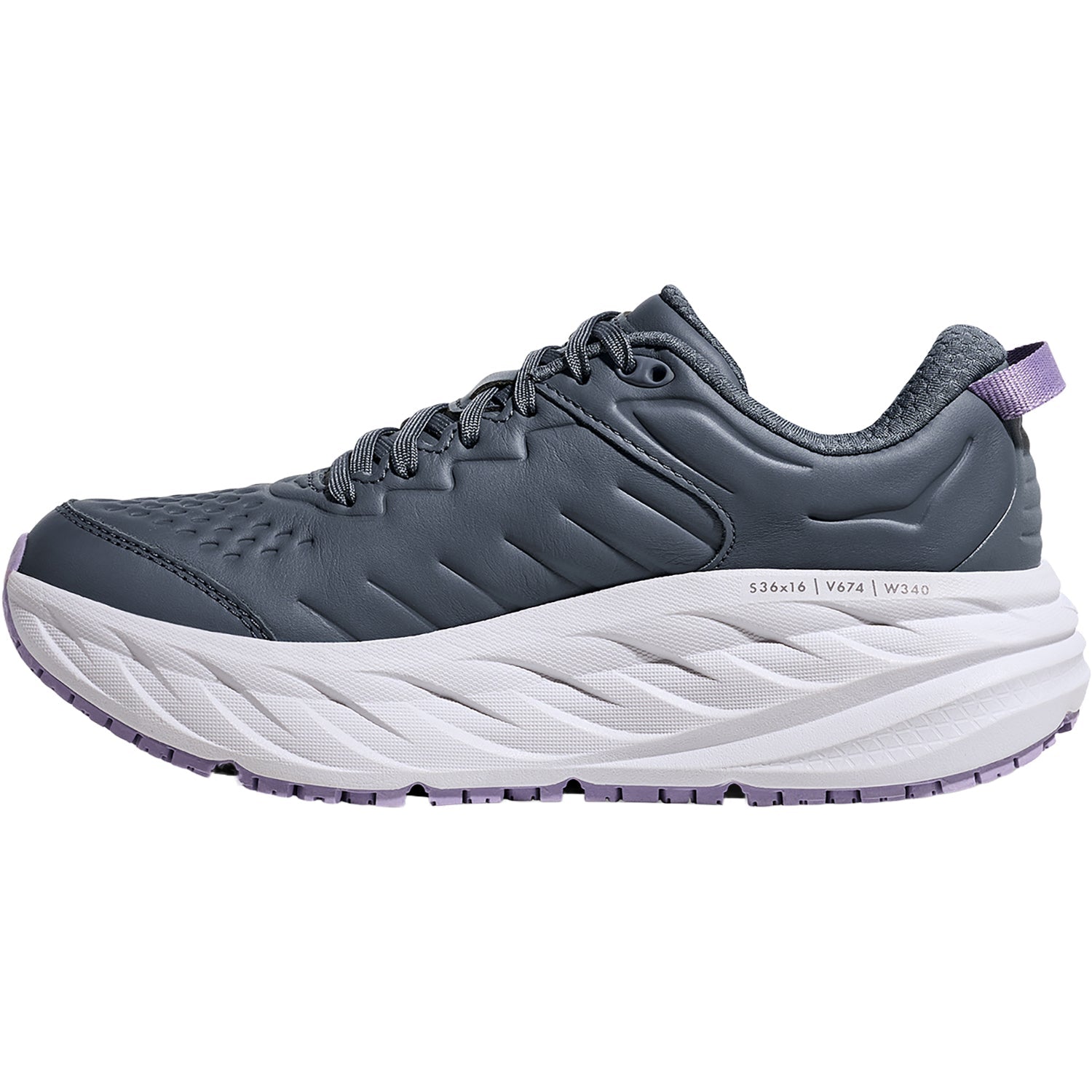 Hoka Bondi SR (Neutral Support) Women's Athletic Shoes Faded Navy/Berry Patch