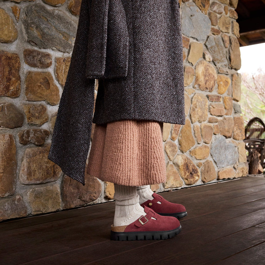 Birkenstock Boston Chunky Women's Sandals Zinfandel