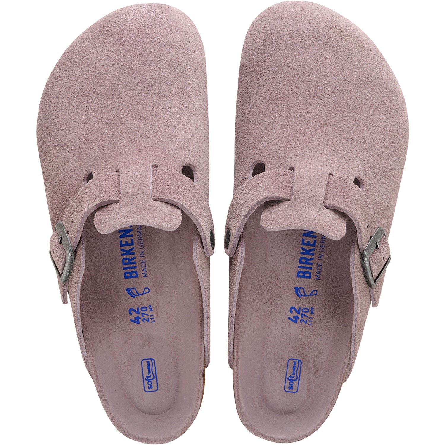 Birkenstock Boston Soft Footbed Unisex Clogs Faded Purple
