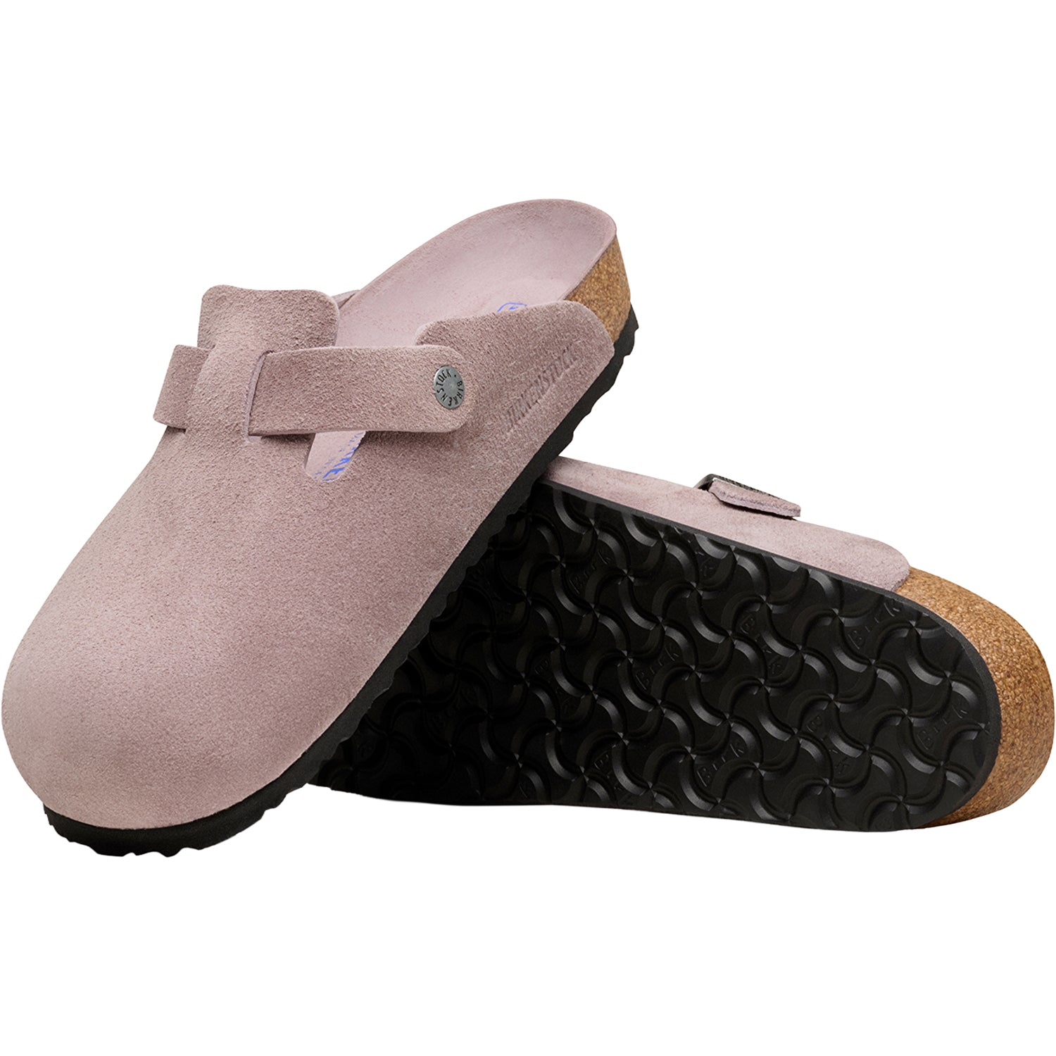 Birkenstock Boston Soft Footbed Unisex Clogs Faded Purple
