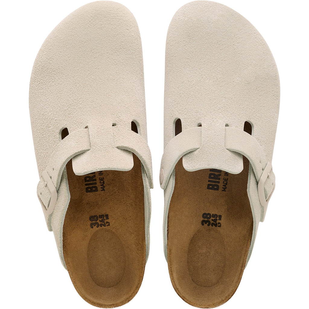 Birkenstock Boston Unisex Clogs Oyster Suede