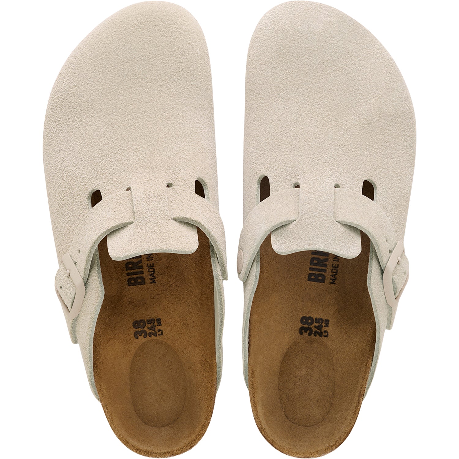 Birkenstock Boston Unisex Clogs Oyster Suede