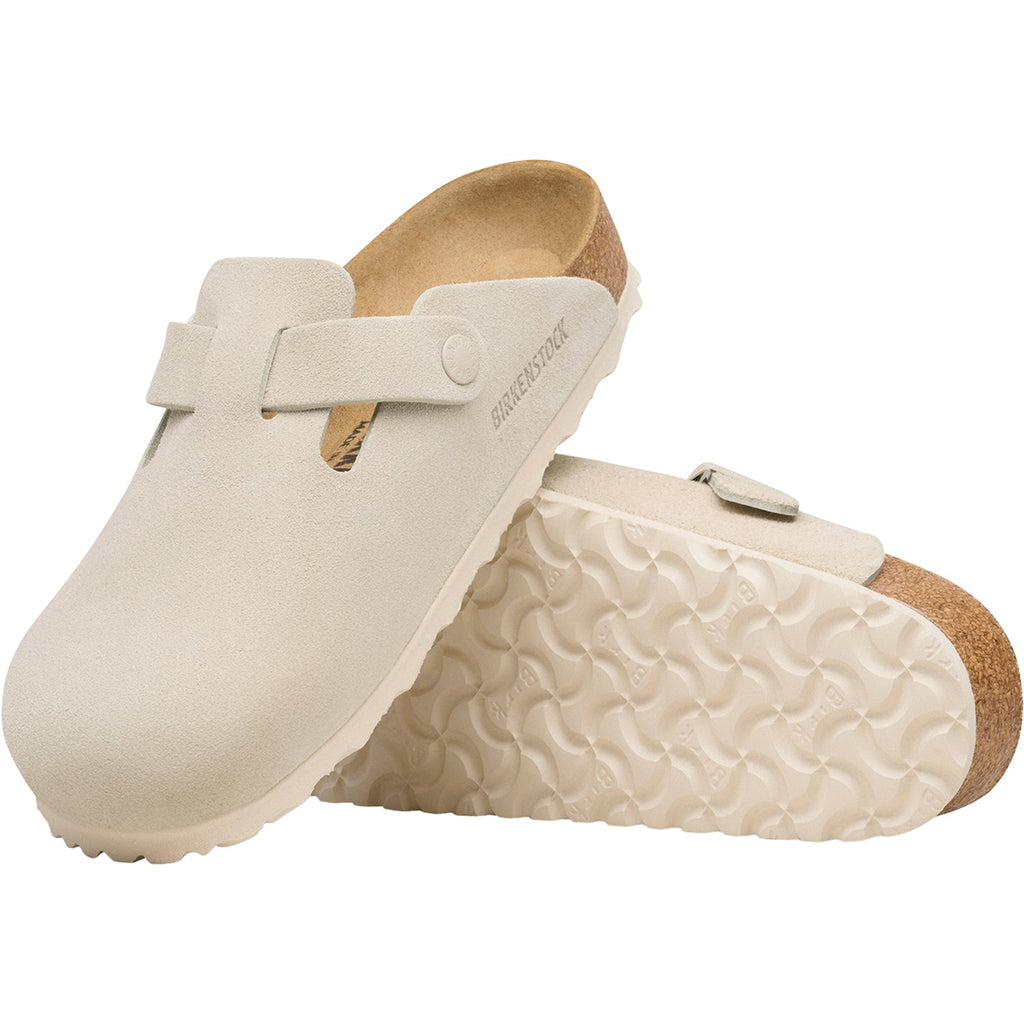 Birkenstock Boston Unisex Clogs Oyster Suede