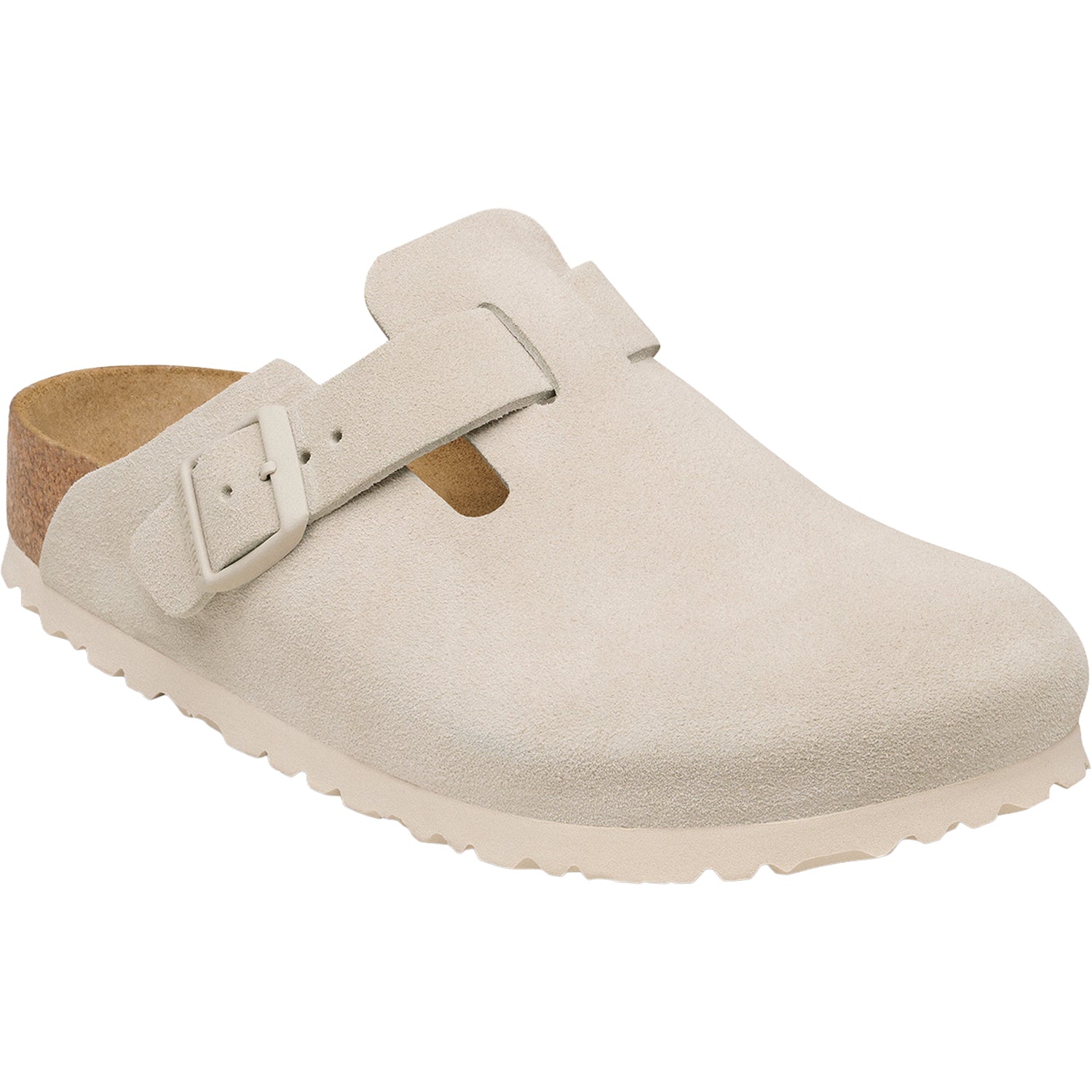 Birkenstock Boston Unisex Clogs Oyster Suede